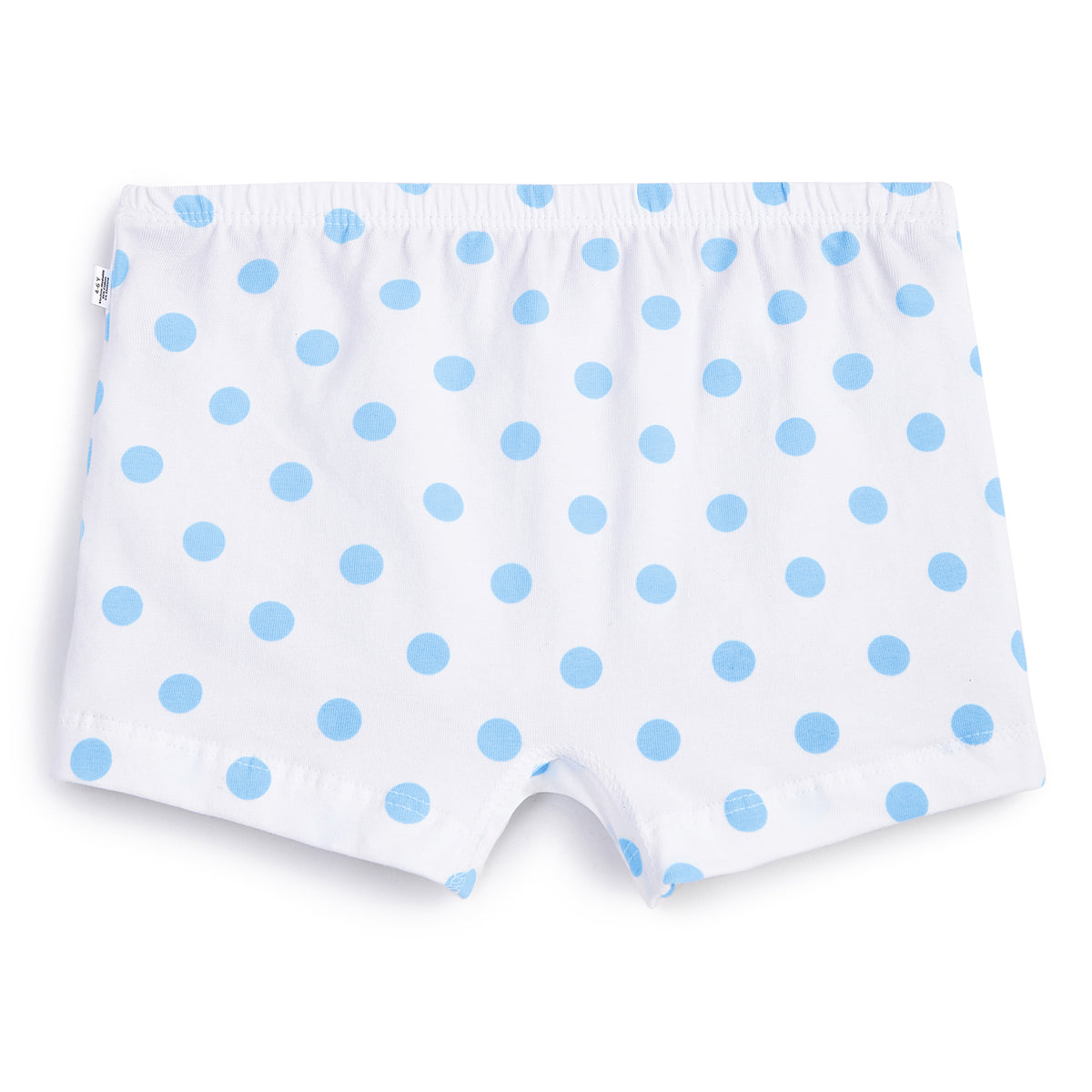 Blue Polka Girl Boxer