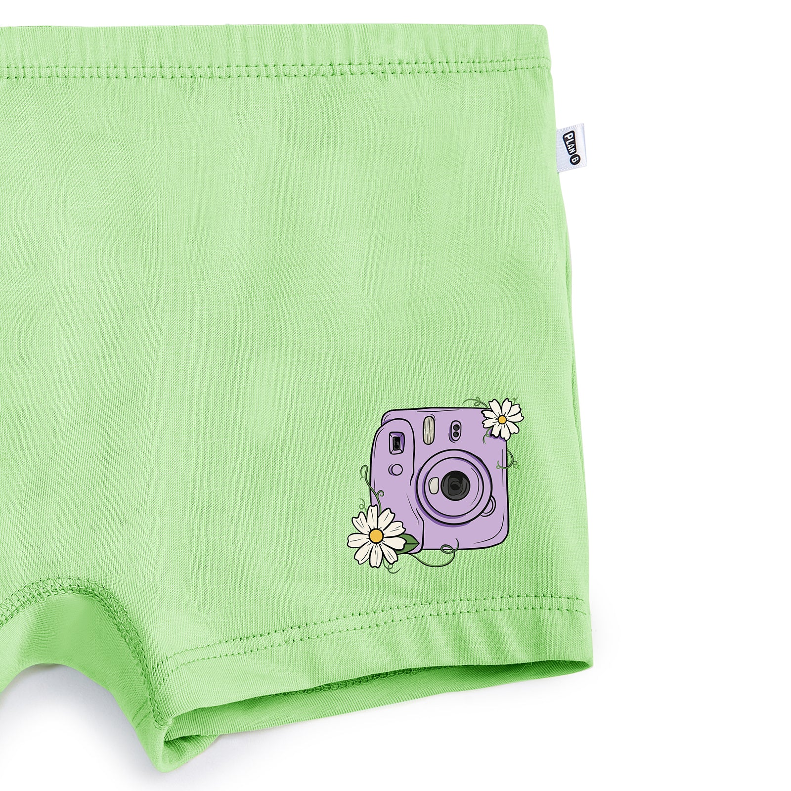 Green Camera Girl Boxer