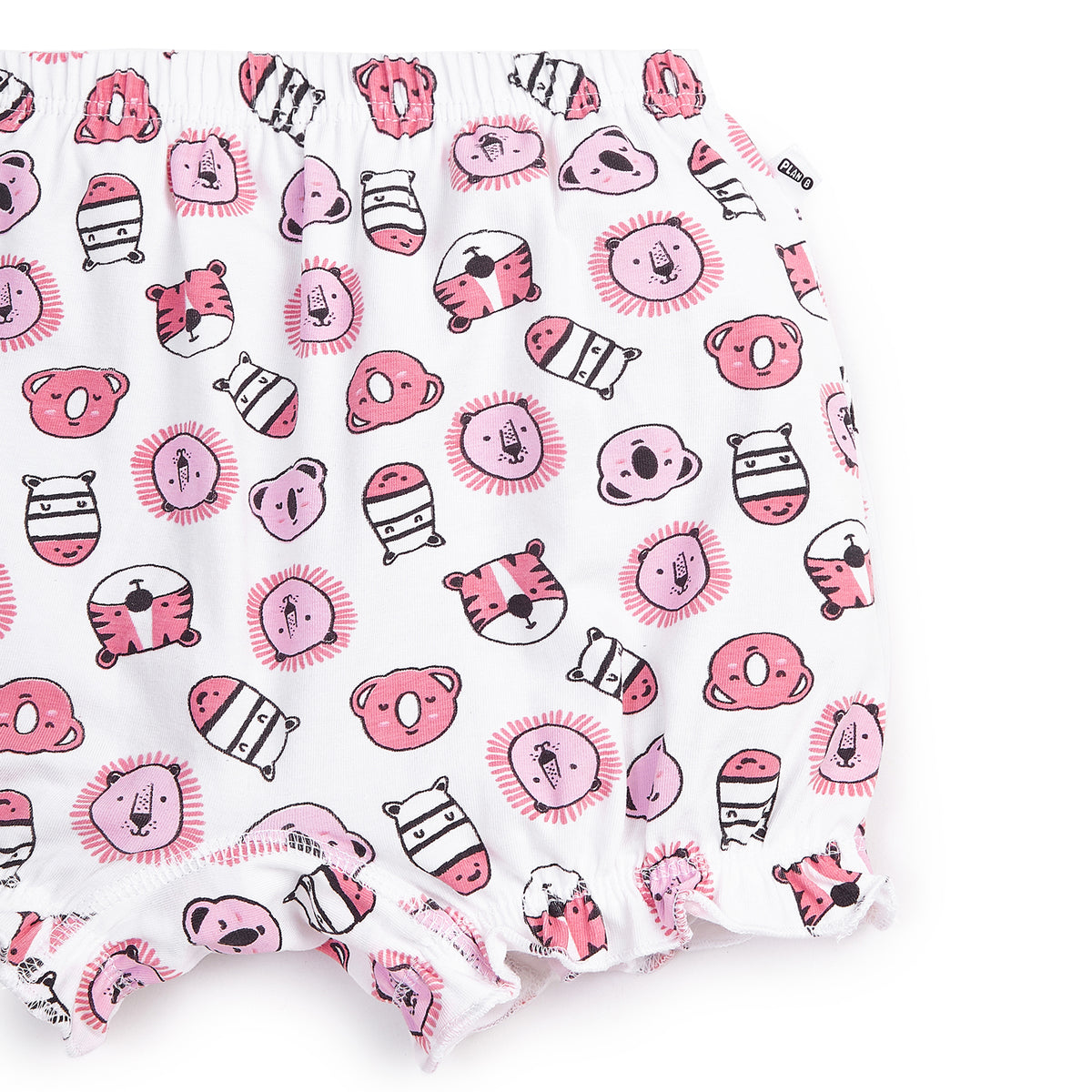 Animals 3-pack Girl Bloomers