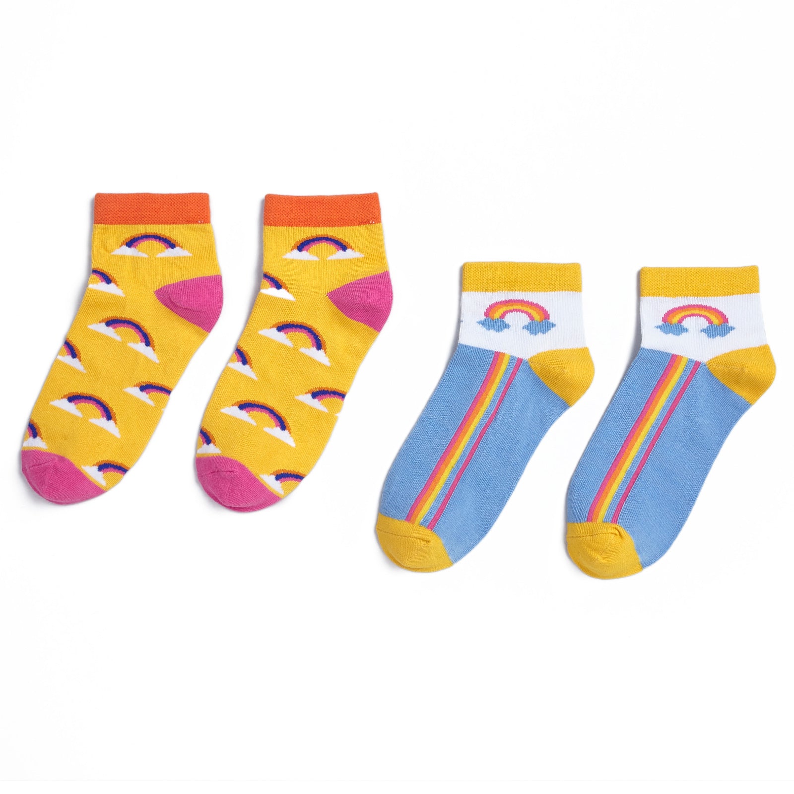 2-Pack Rainbow Socks