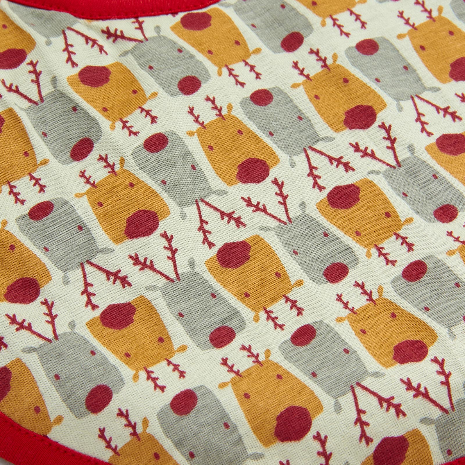 Reindeers Reversible Bib