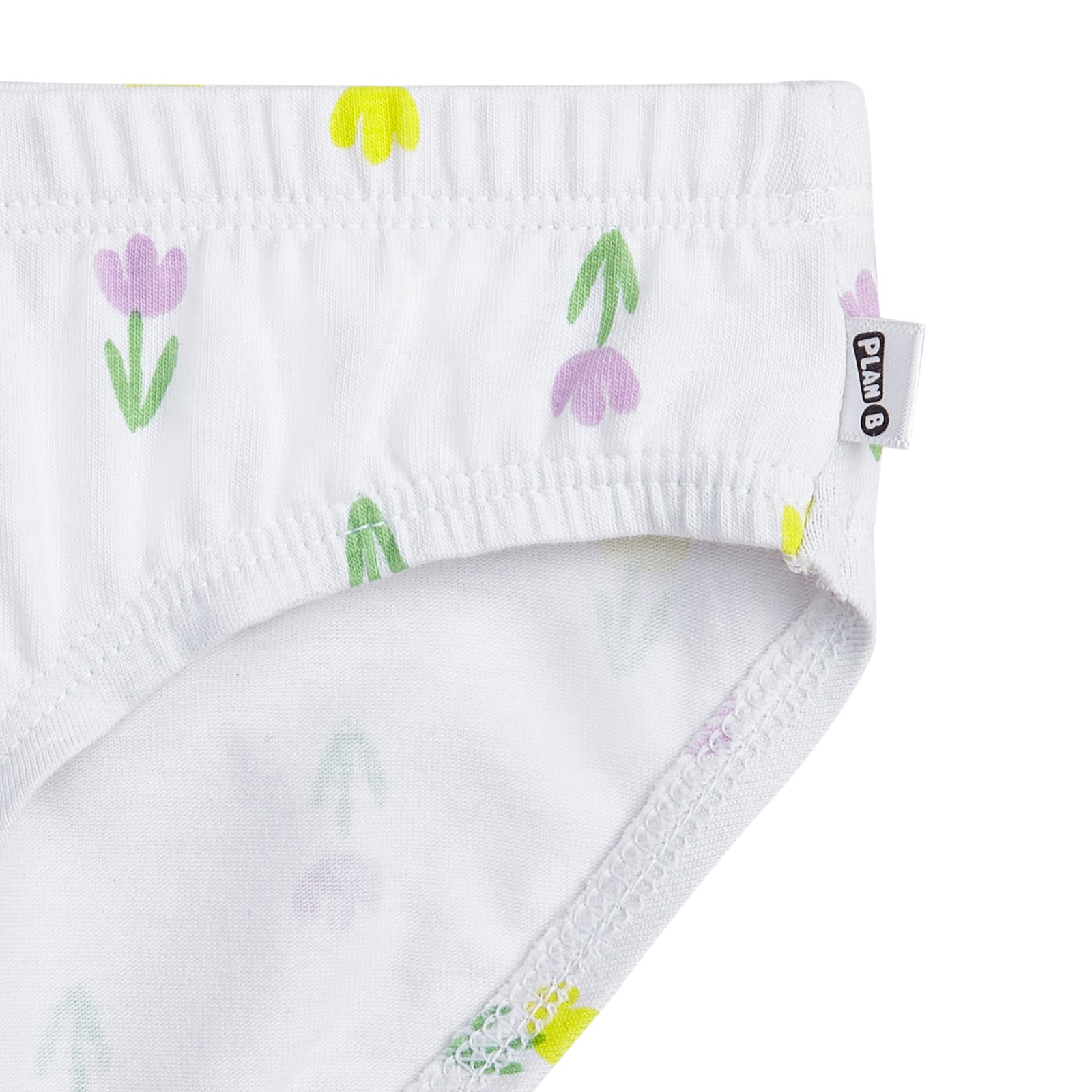 Tulips White Low Waist Panty