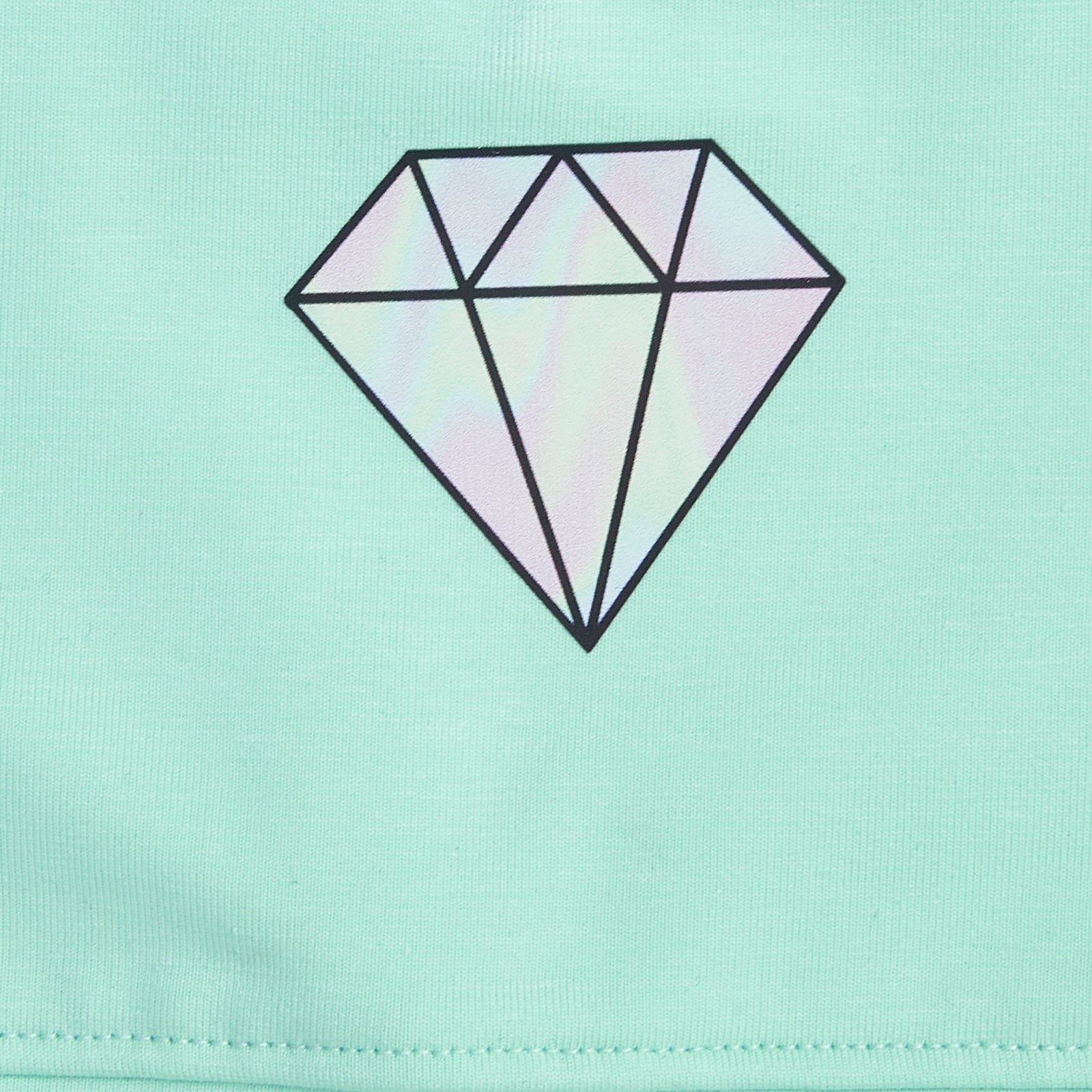 Diamond Double Layered Sports Bra - Racer Back