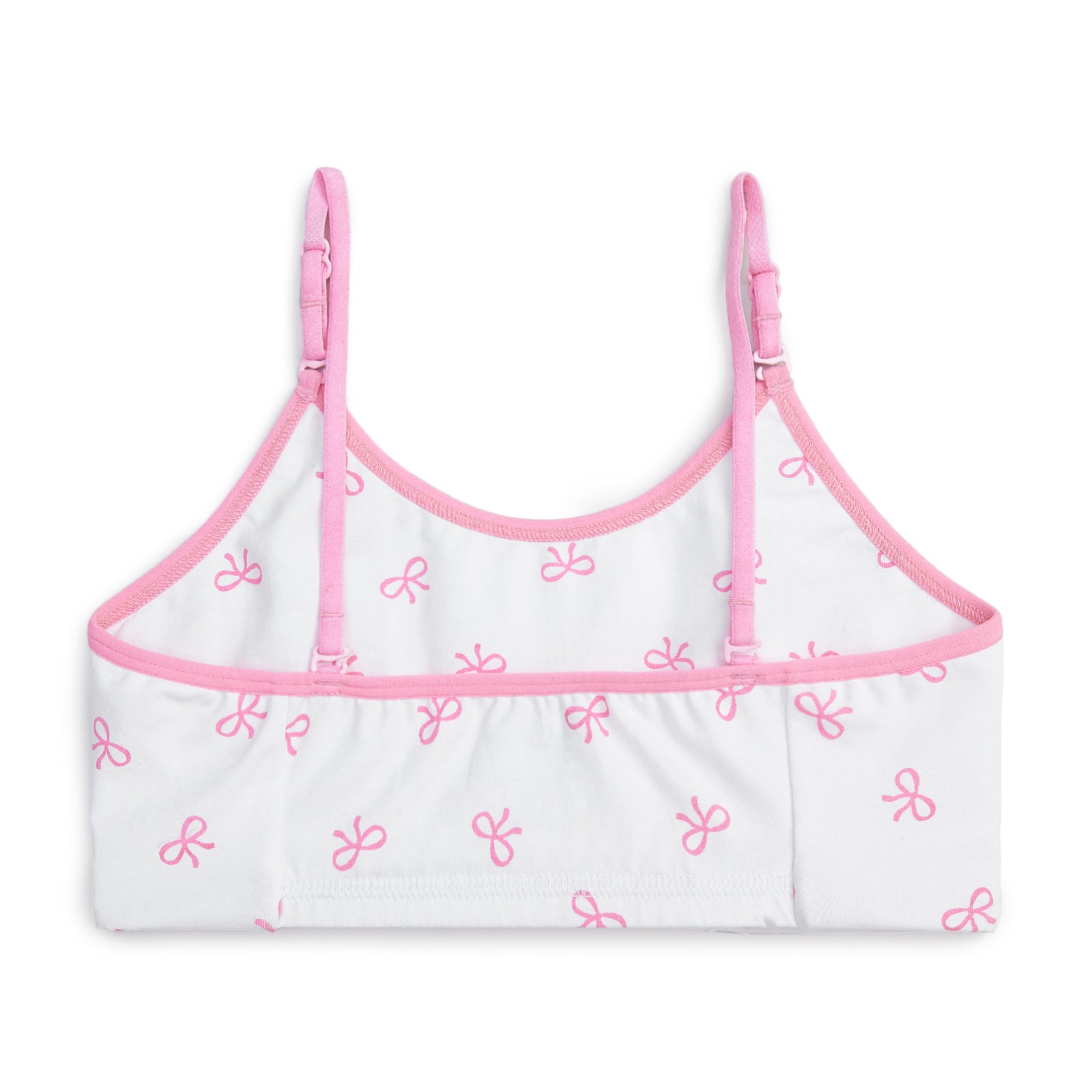 White Bow Training Bra