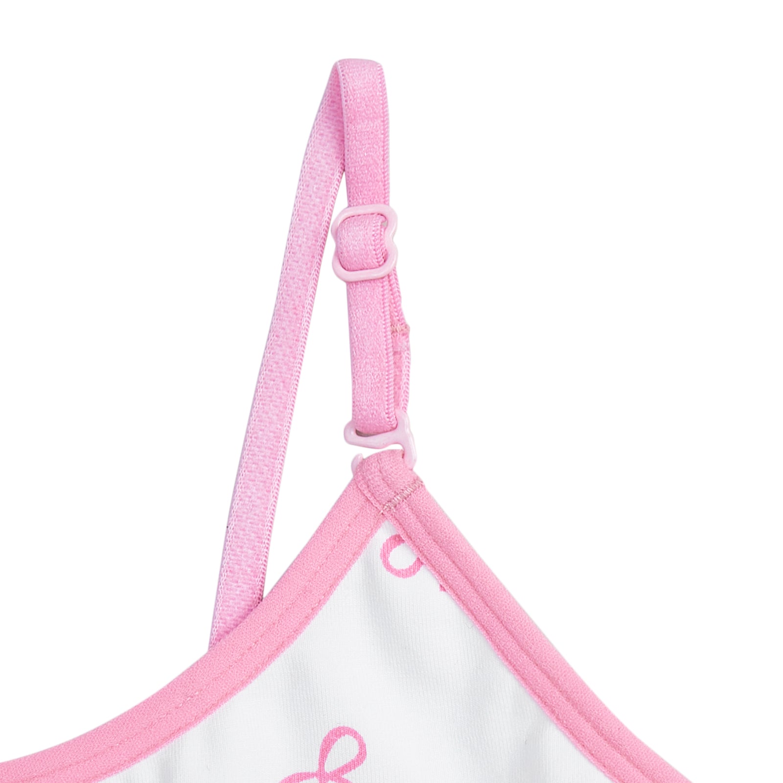 White Bow Training Bra