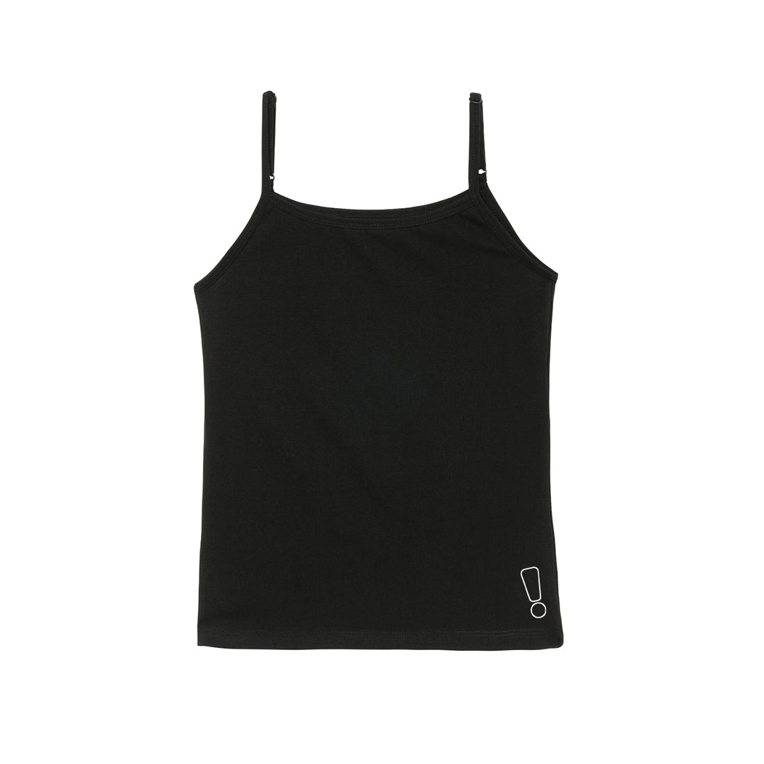 Black Inner Shorts & Padded Camisole Set