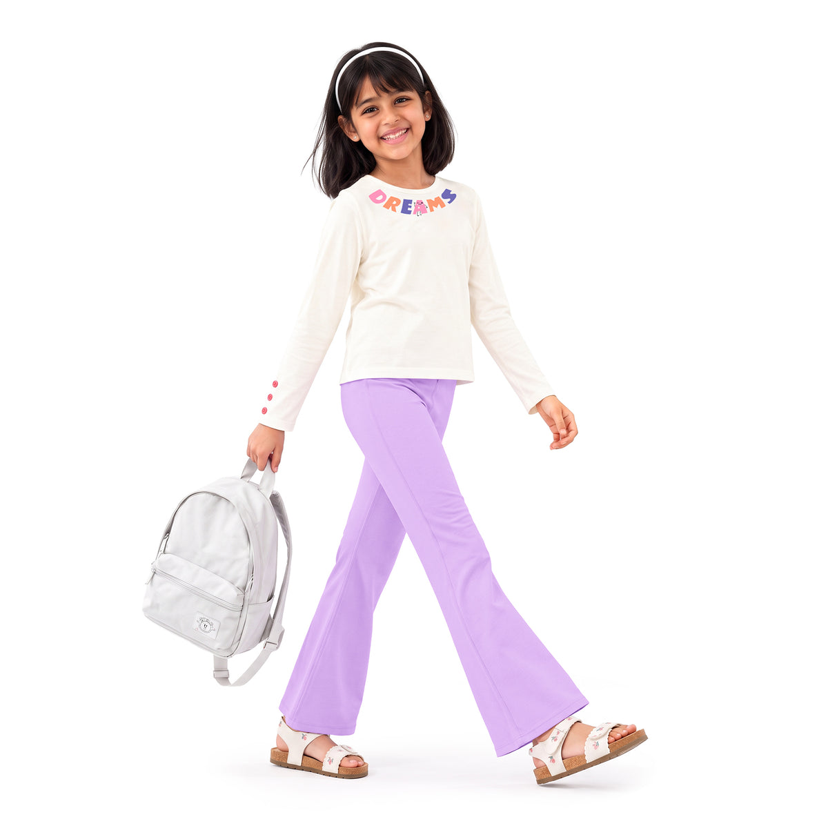 Flared Leggings - Lavender