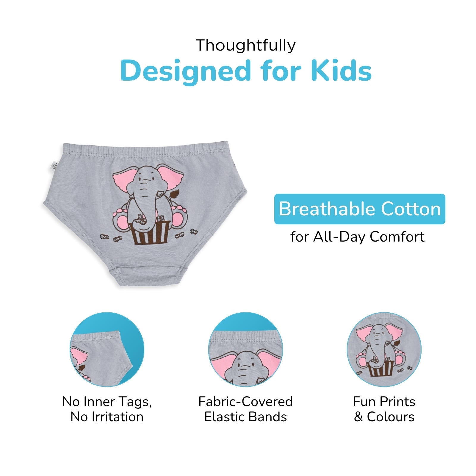 Lunchtime 3-Pack Boy Underwear