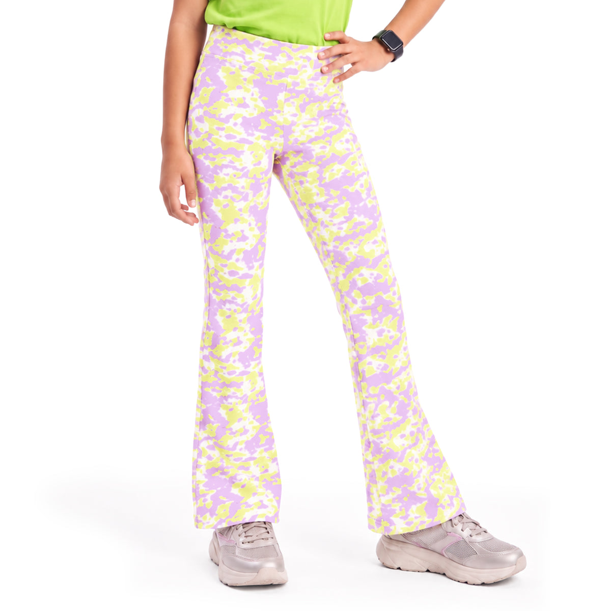 Flared Leggings - Tiedye