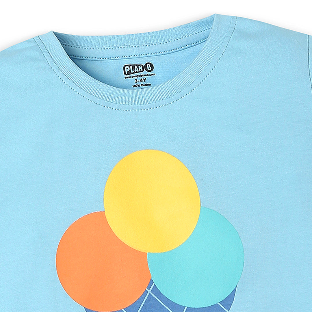 Icecream Shorts & Tshirt Nightsuit