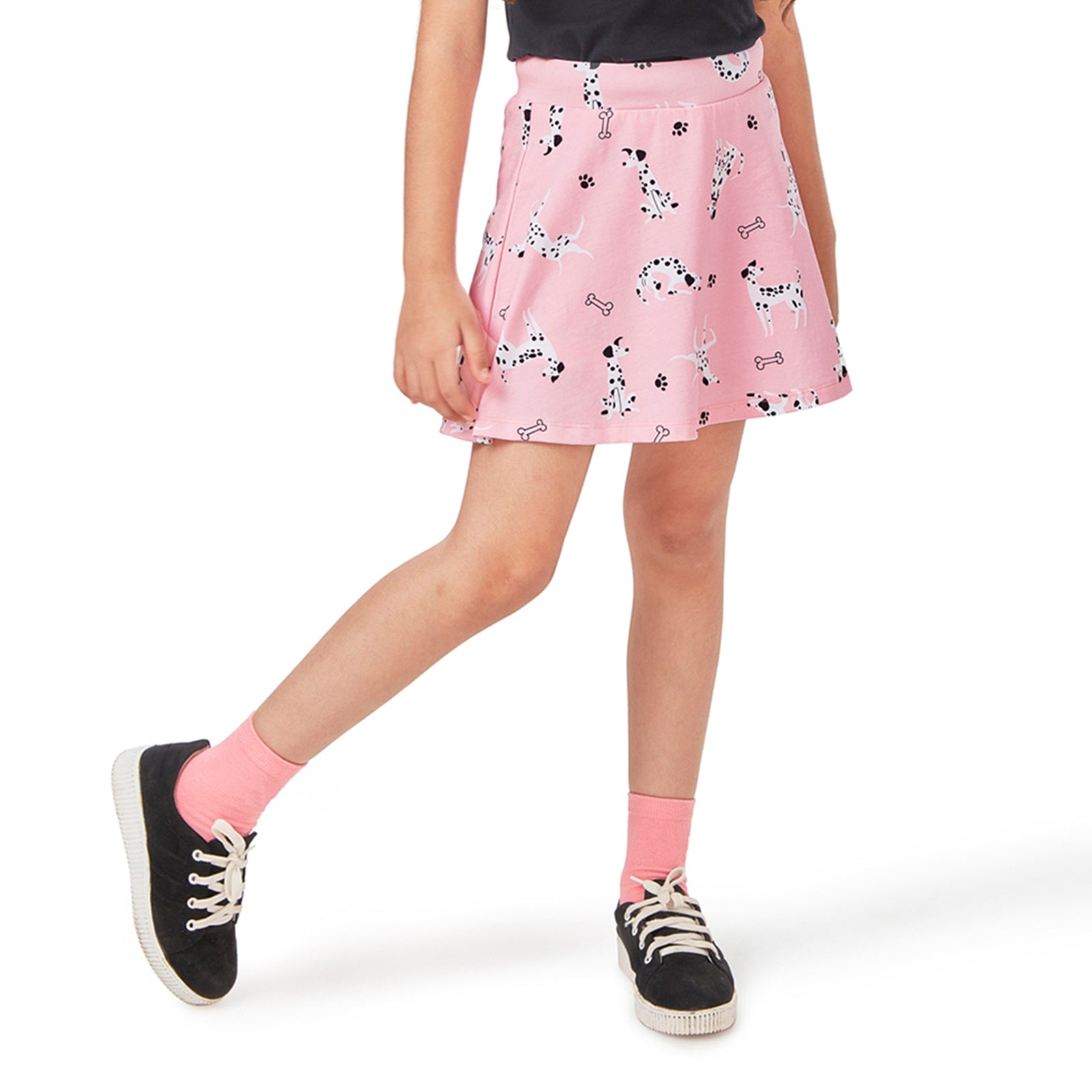 Dalmatian Skater Skirt with Inner Shorts