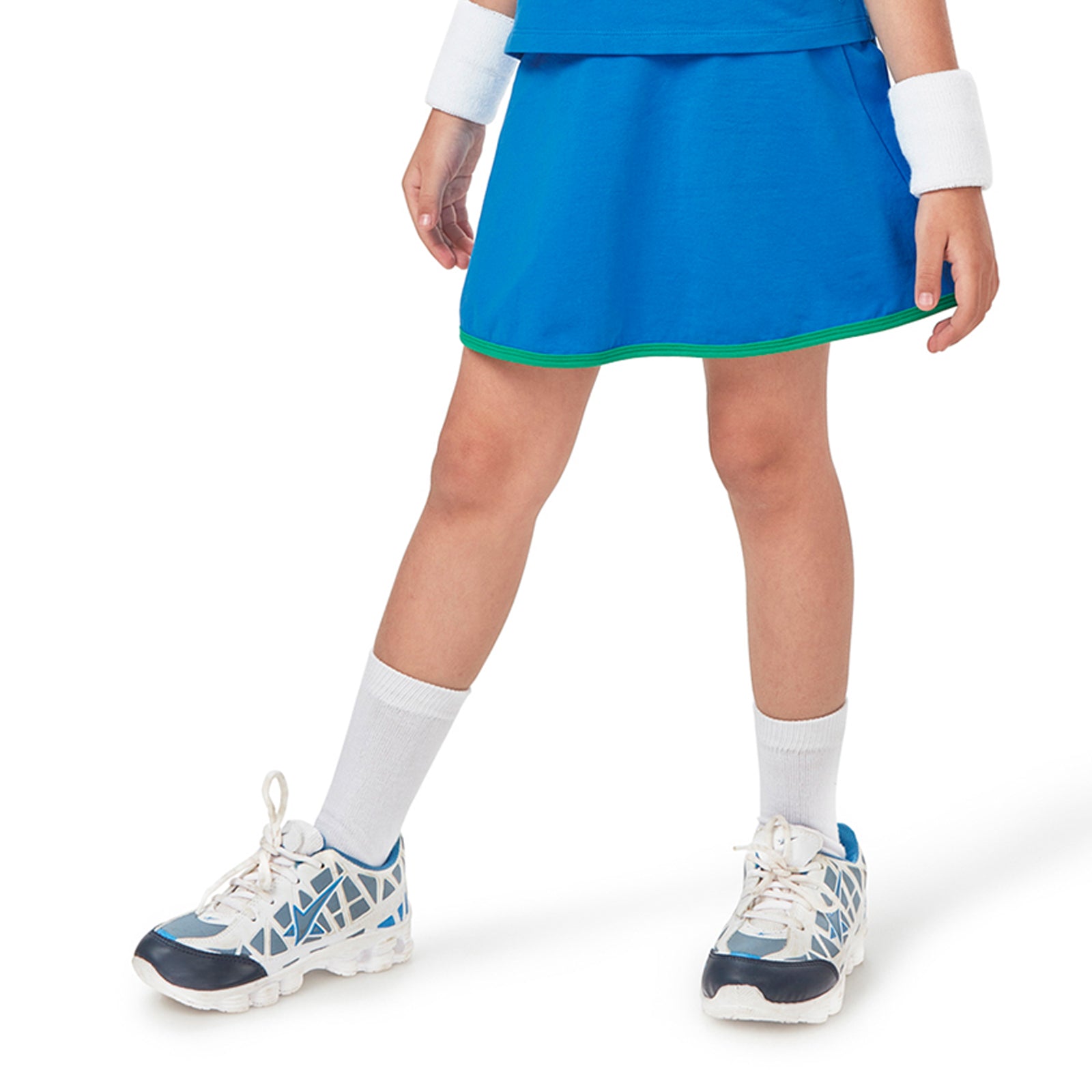 Blue Skater Skirt with Inner Shorts