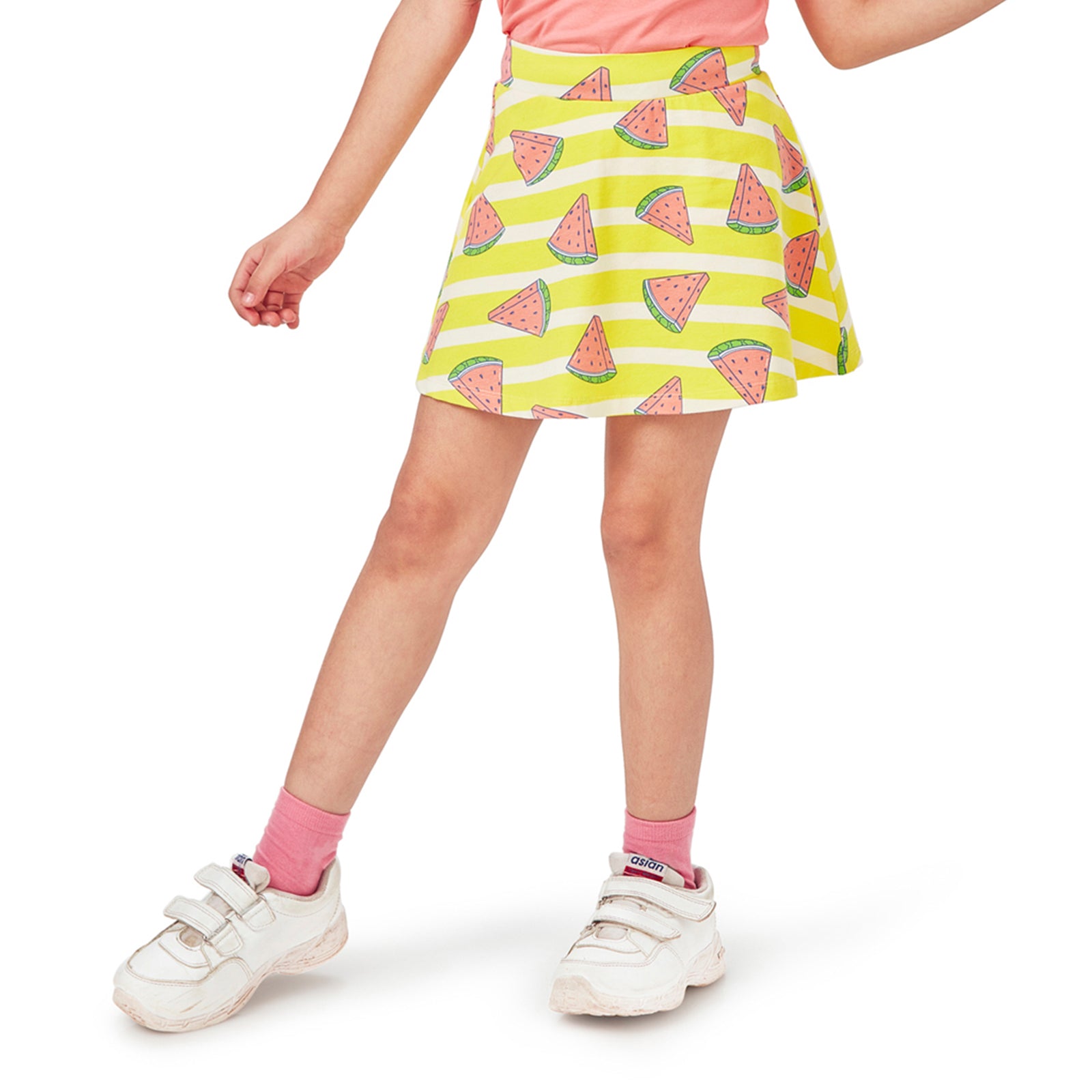Watermelon Skater Skirt with Inner Shorts