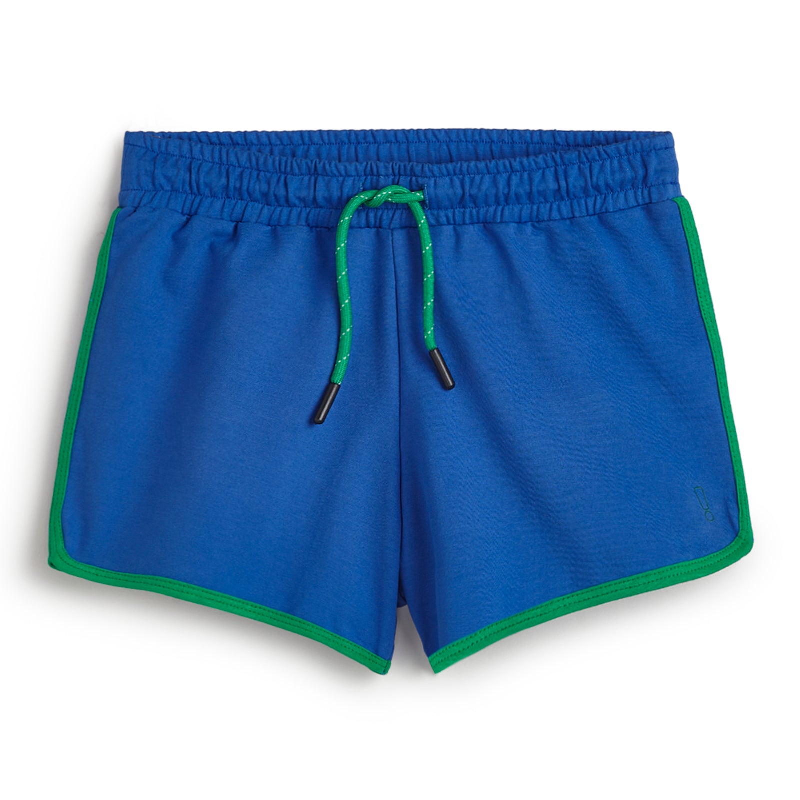 Pink Tshirt and Blue Runner Shorts Set