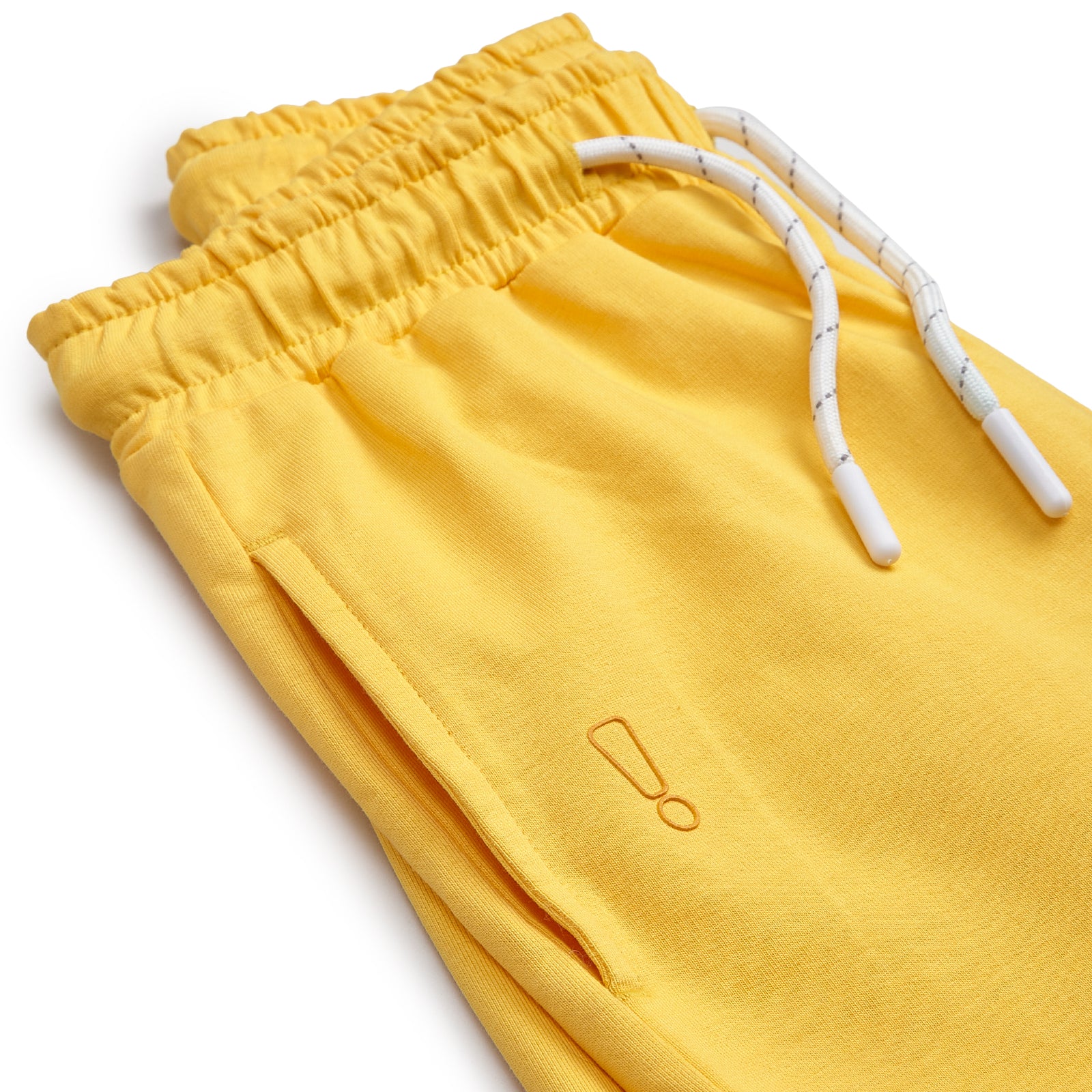 White T-shirt and Blue Varsity Vest with Yellow Shorts Set