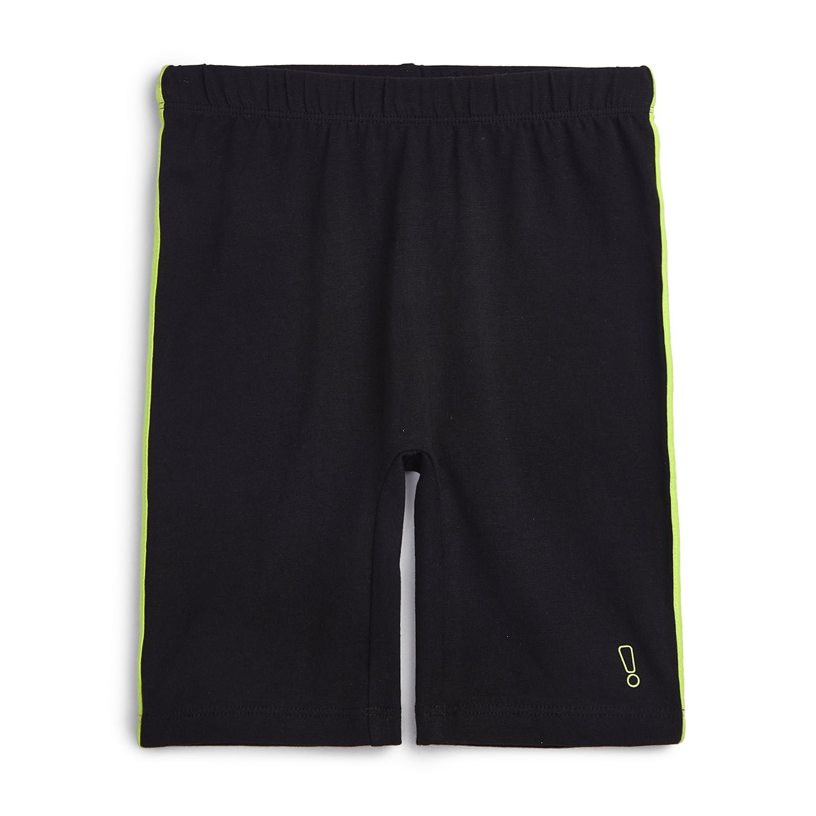 Black Tshirt and Cycling shorts set