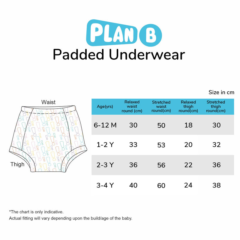 Padded Underwear for Potty Training - 3pack - Wild Life