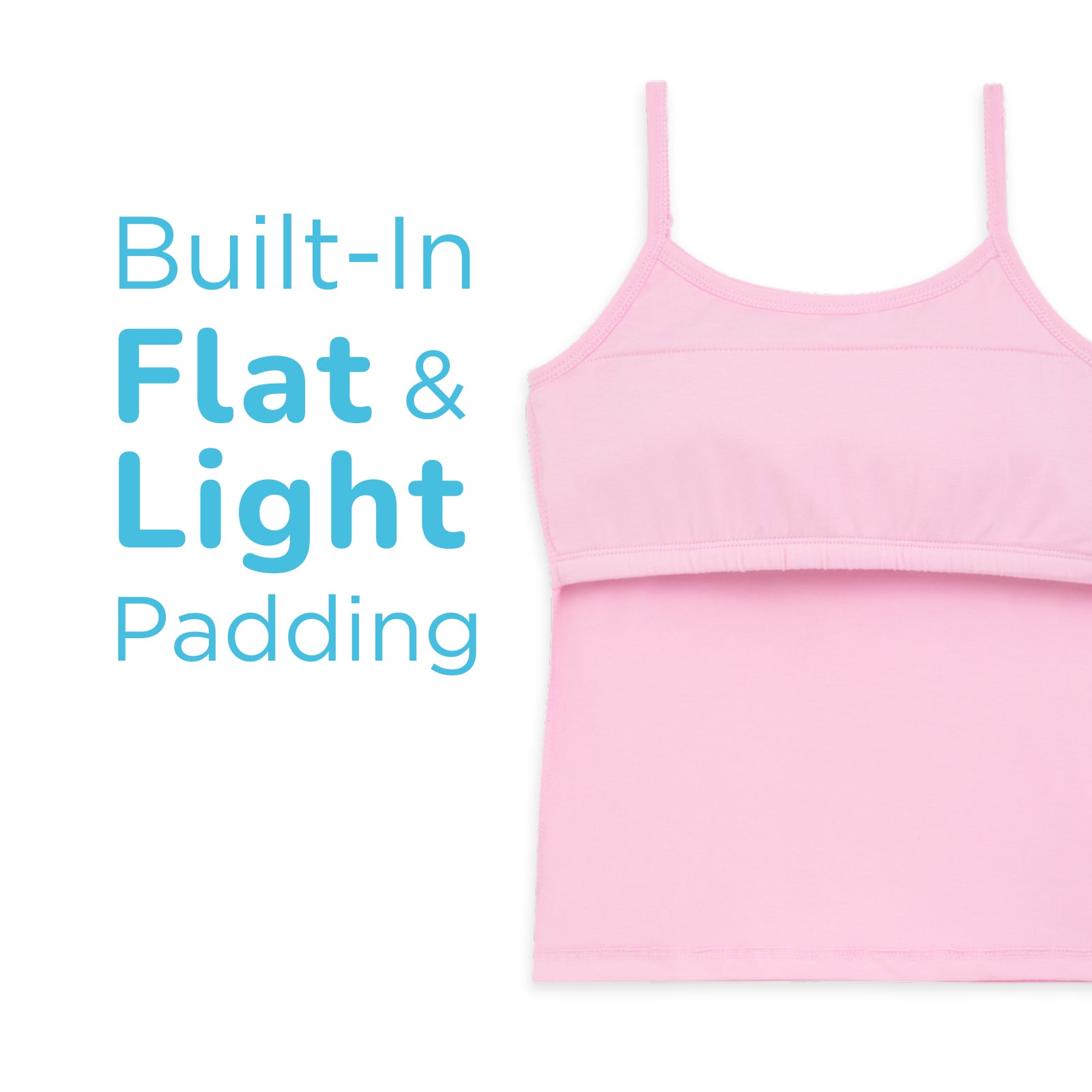 Pink & Lavender Striped 2-Pack Padded Camisoles