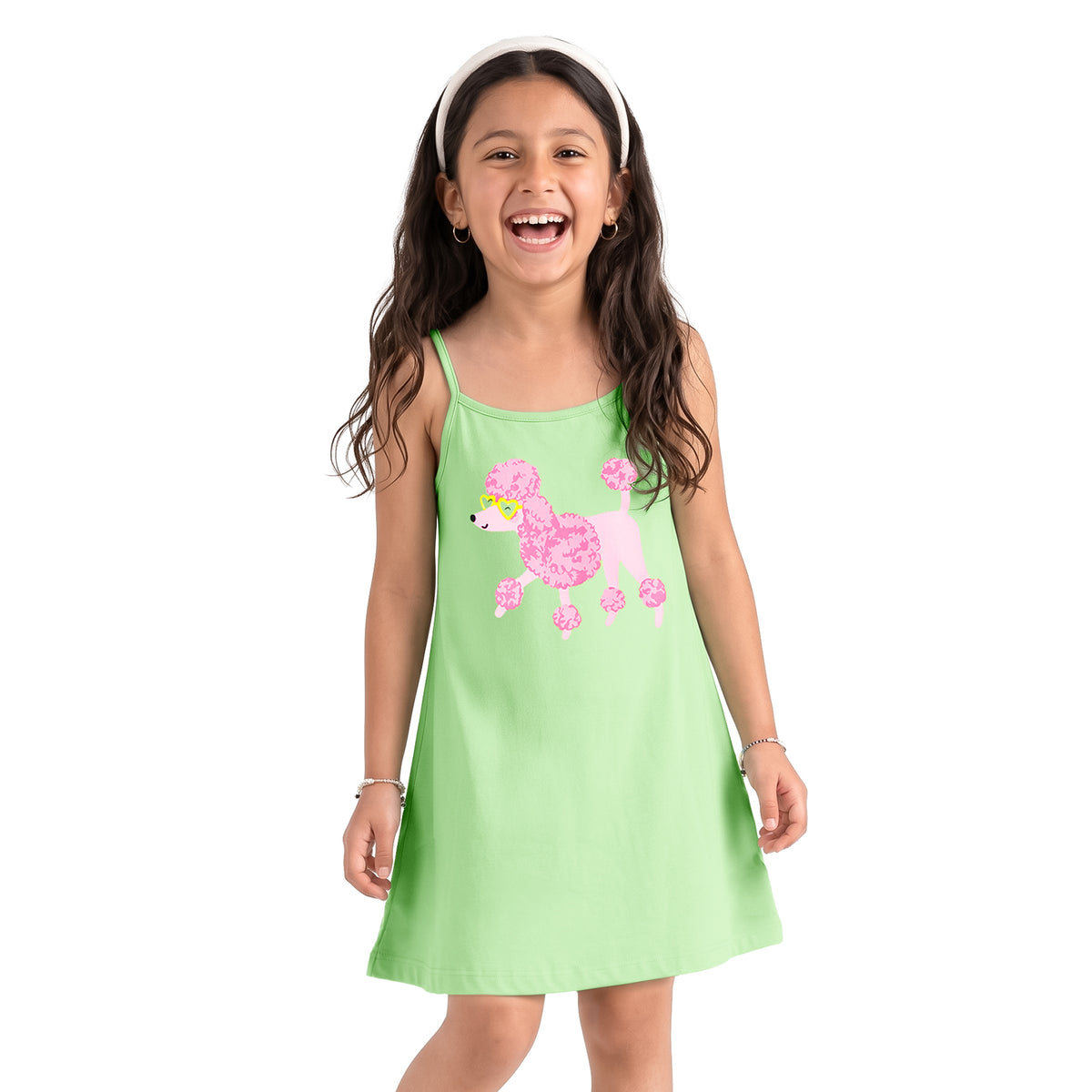Green Pinafore Dress