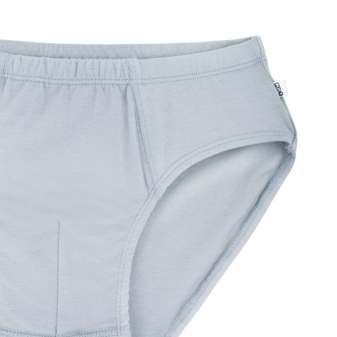 Grey Sports Brief & Vest Set