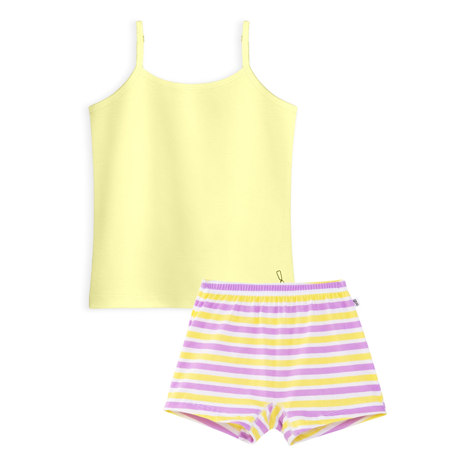 Yellow Camisole Boxer set