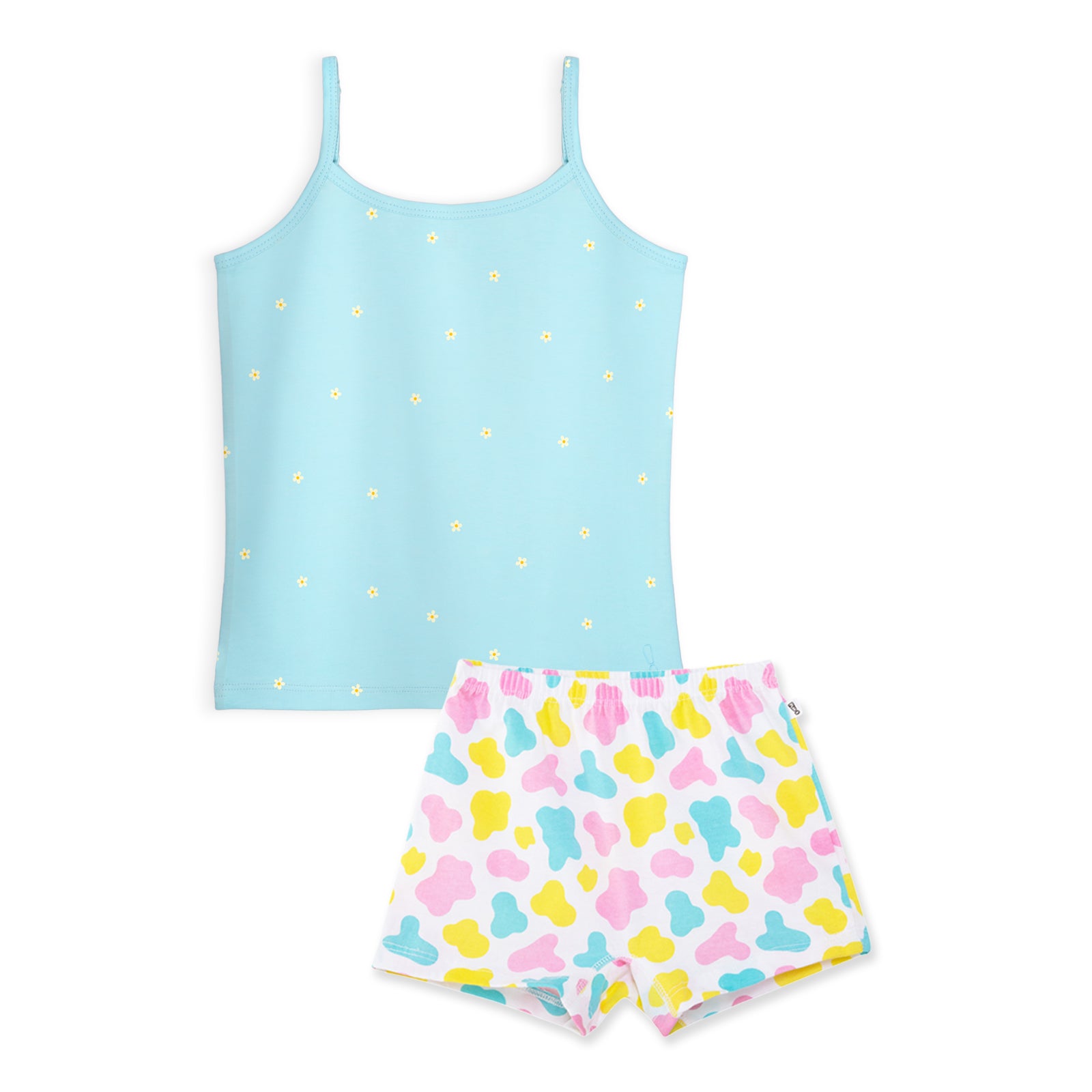 Blue Camisole Boxer Set