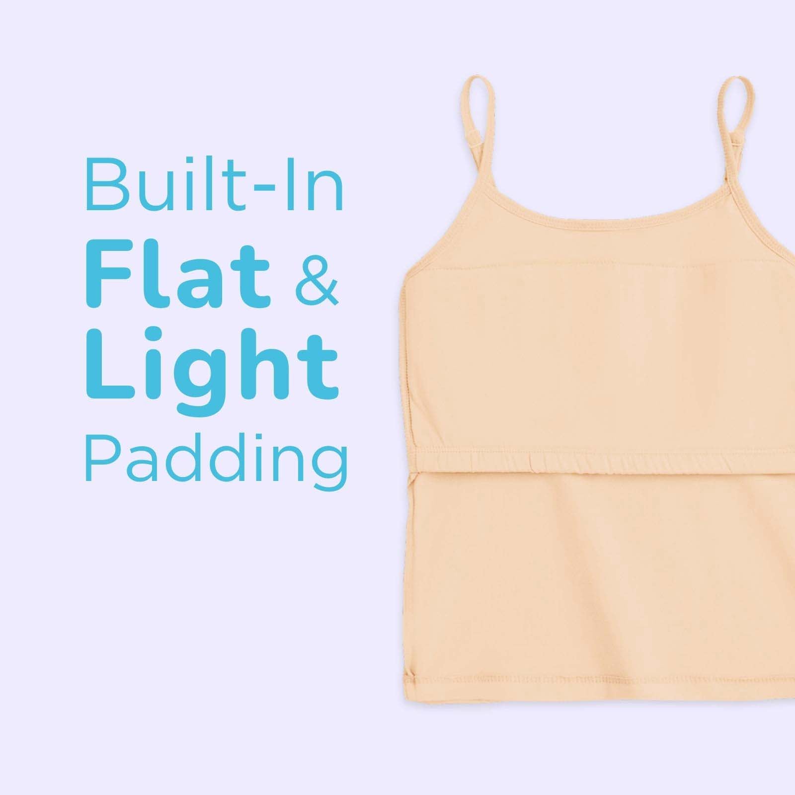 Preteen Starter Pack - Padded Camisole, Sports Bra & Hipster - Skin
