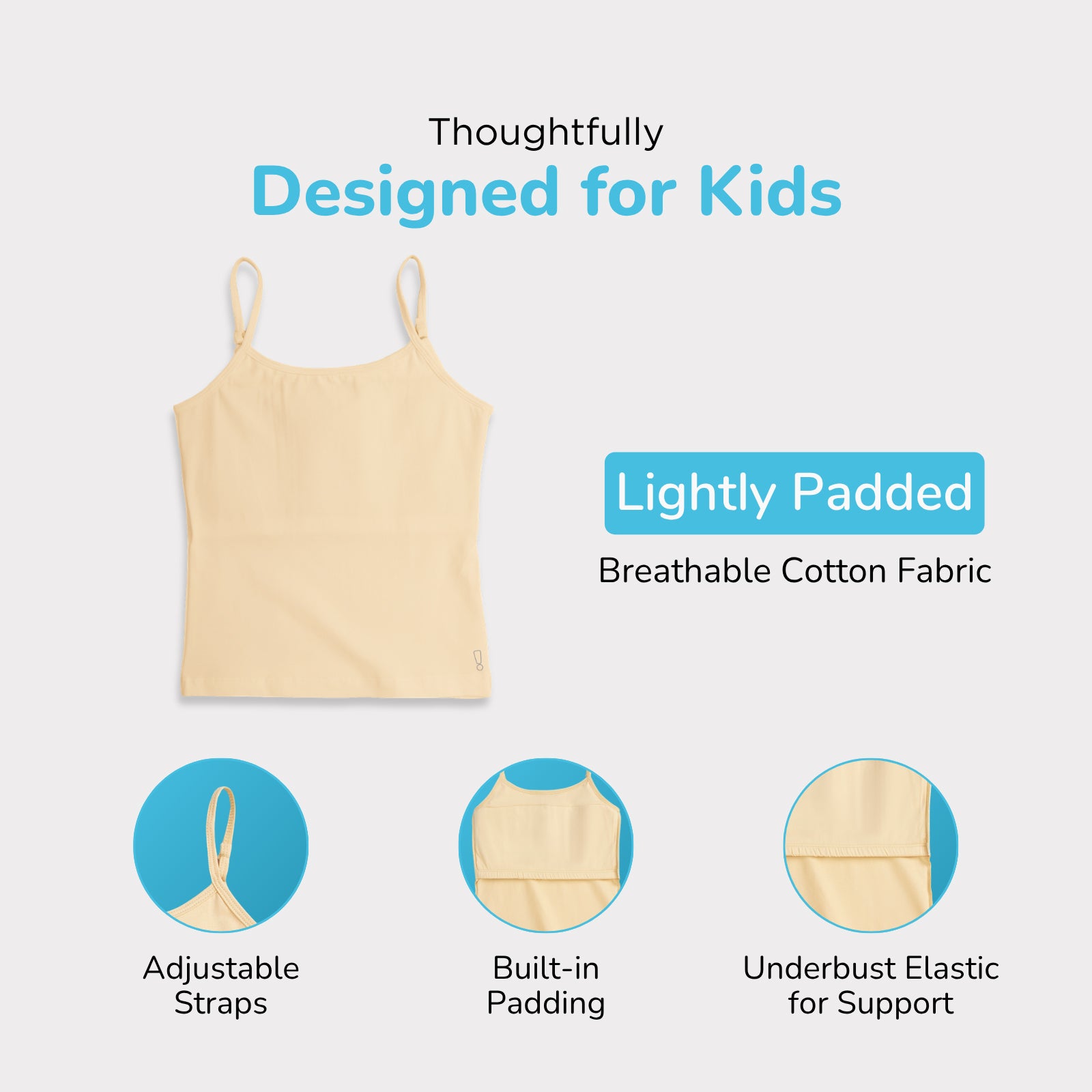 White & Skin 2-Pack Padded Camisoles