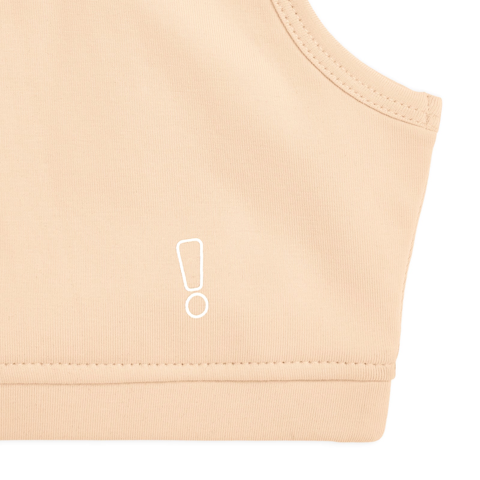 U-Shaped Skin Double Layered Sports Bra