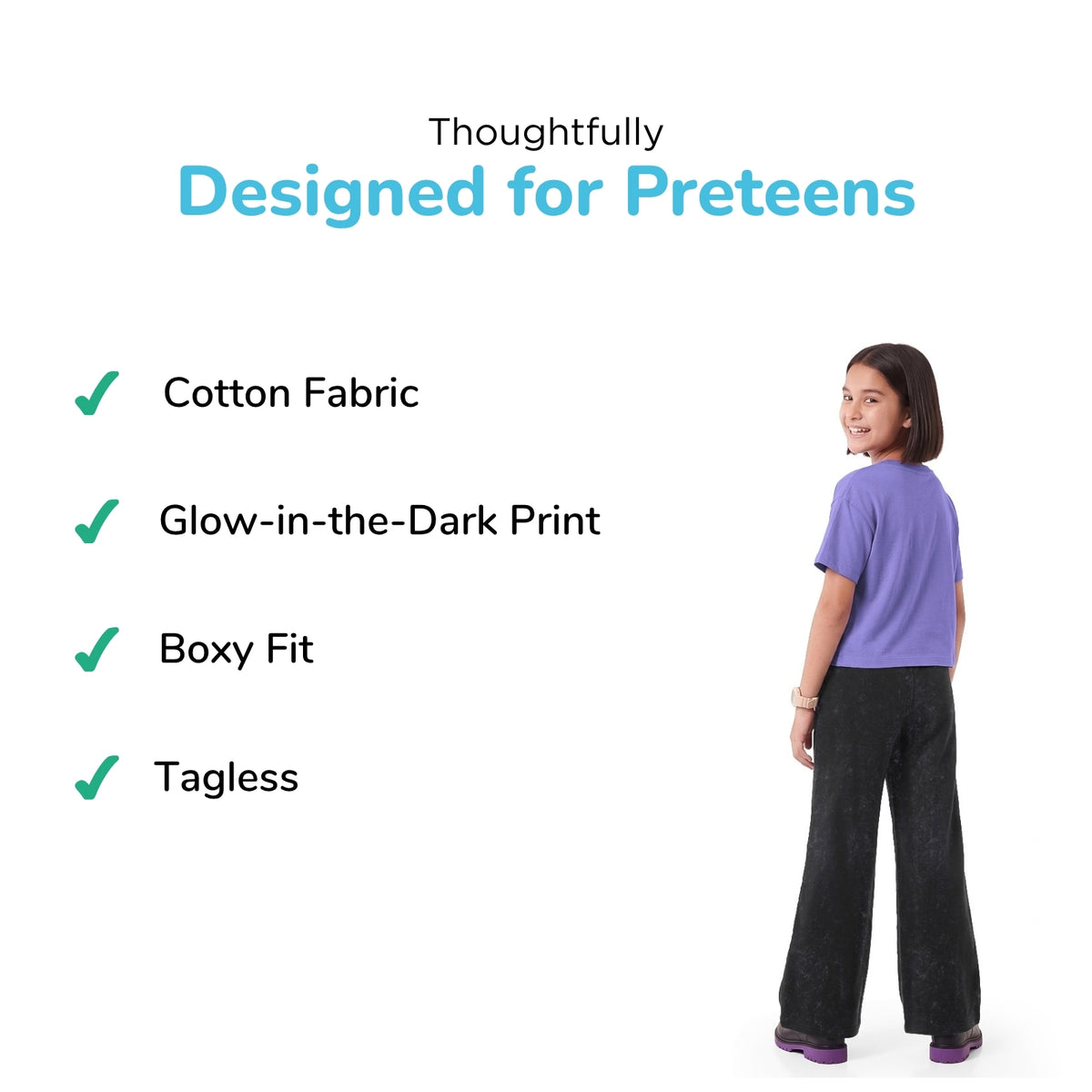 Wide Leg Pants & T-shirt Set - Halloween