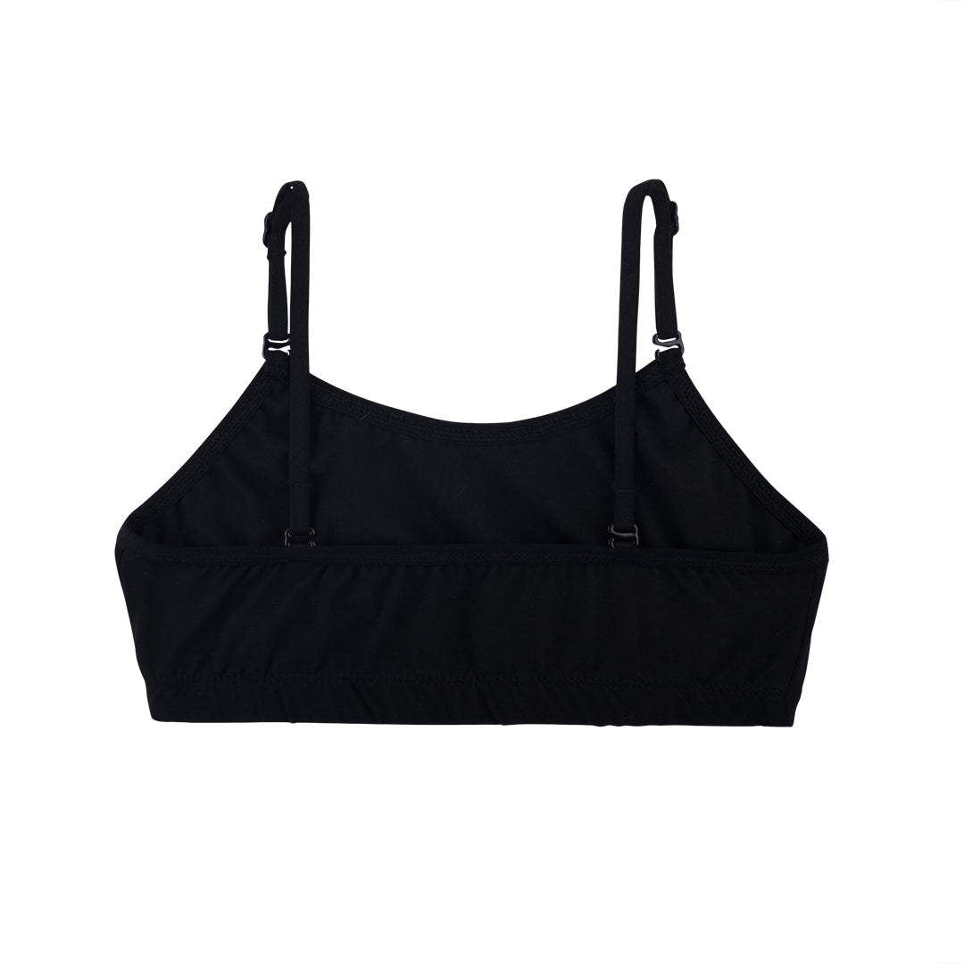 Black Training Bra & Hipster Set