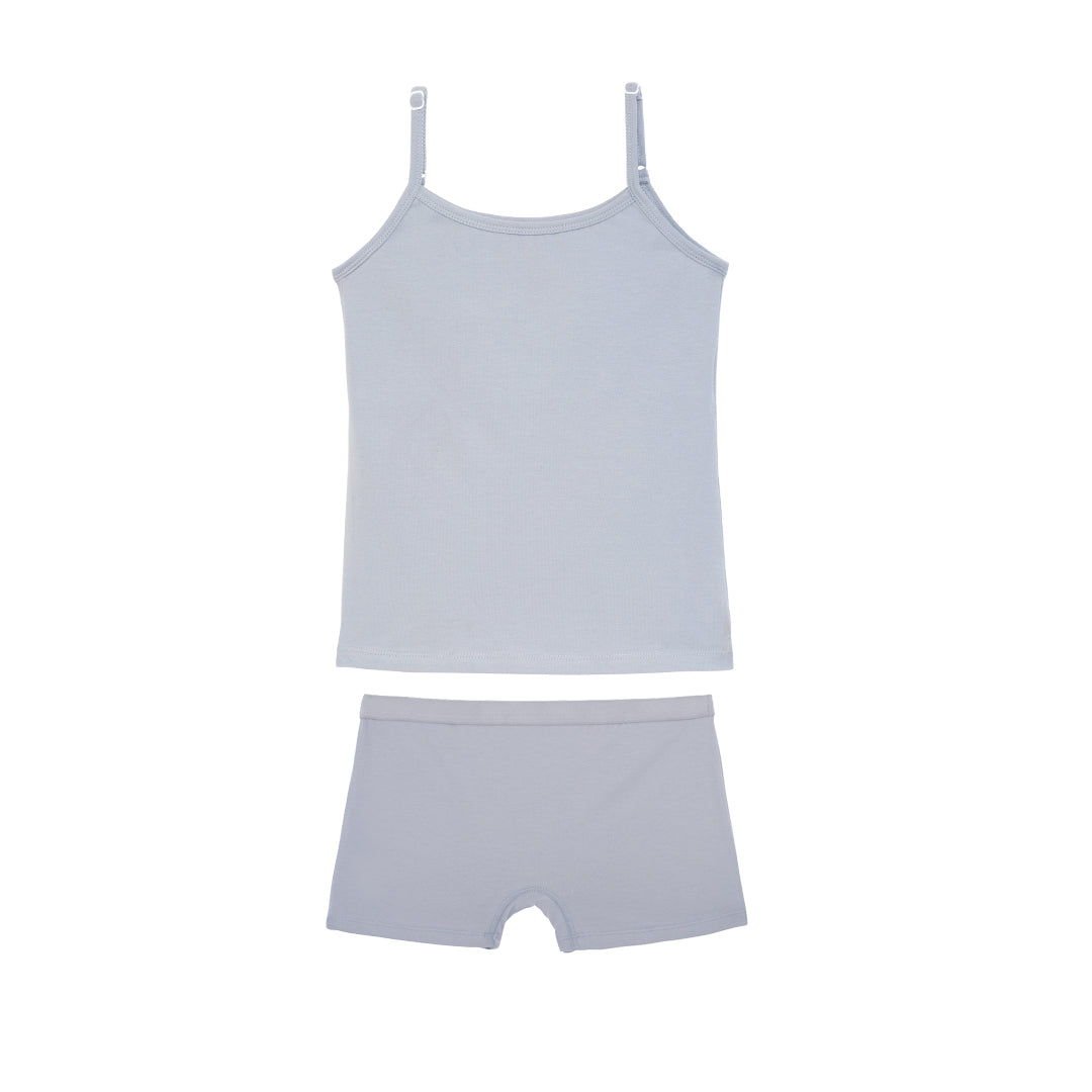 Grey Trunk & Camisole Set