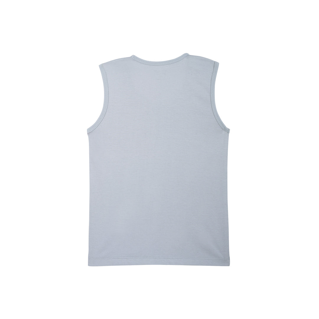 Grey Trunk & Vest Set