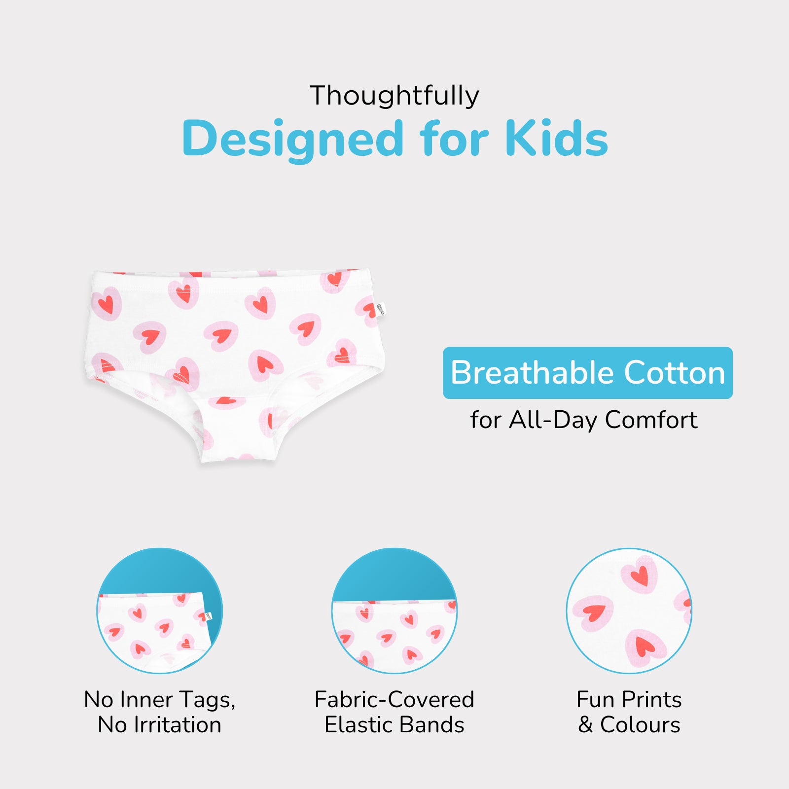 XOXO 2-Pack Preteen Hipsters