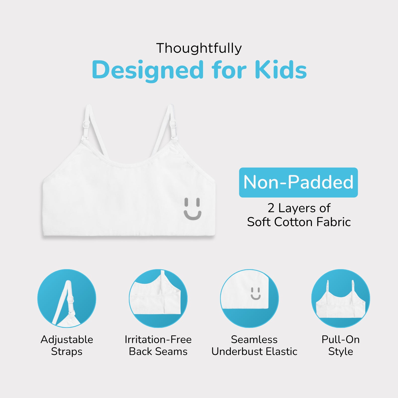 Uniform 3-Pack Training Bras