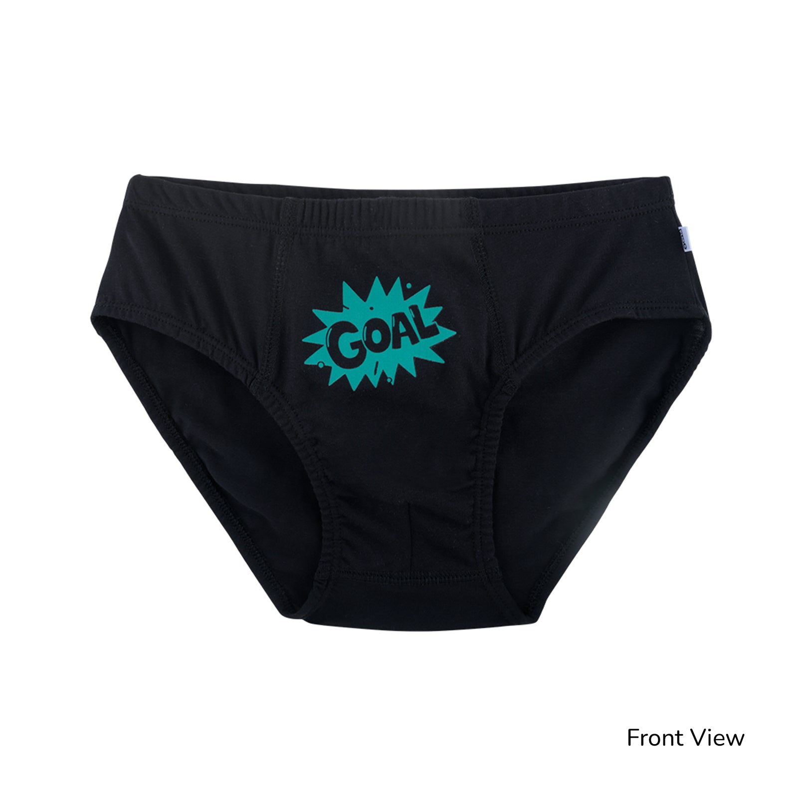 Black Sports Boy Brief