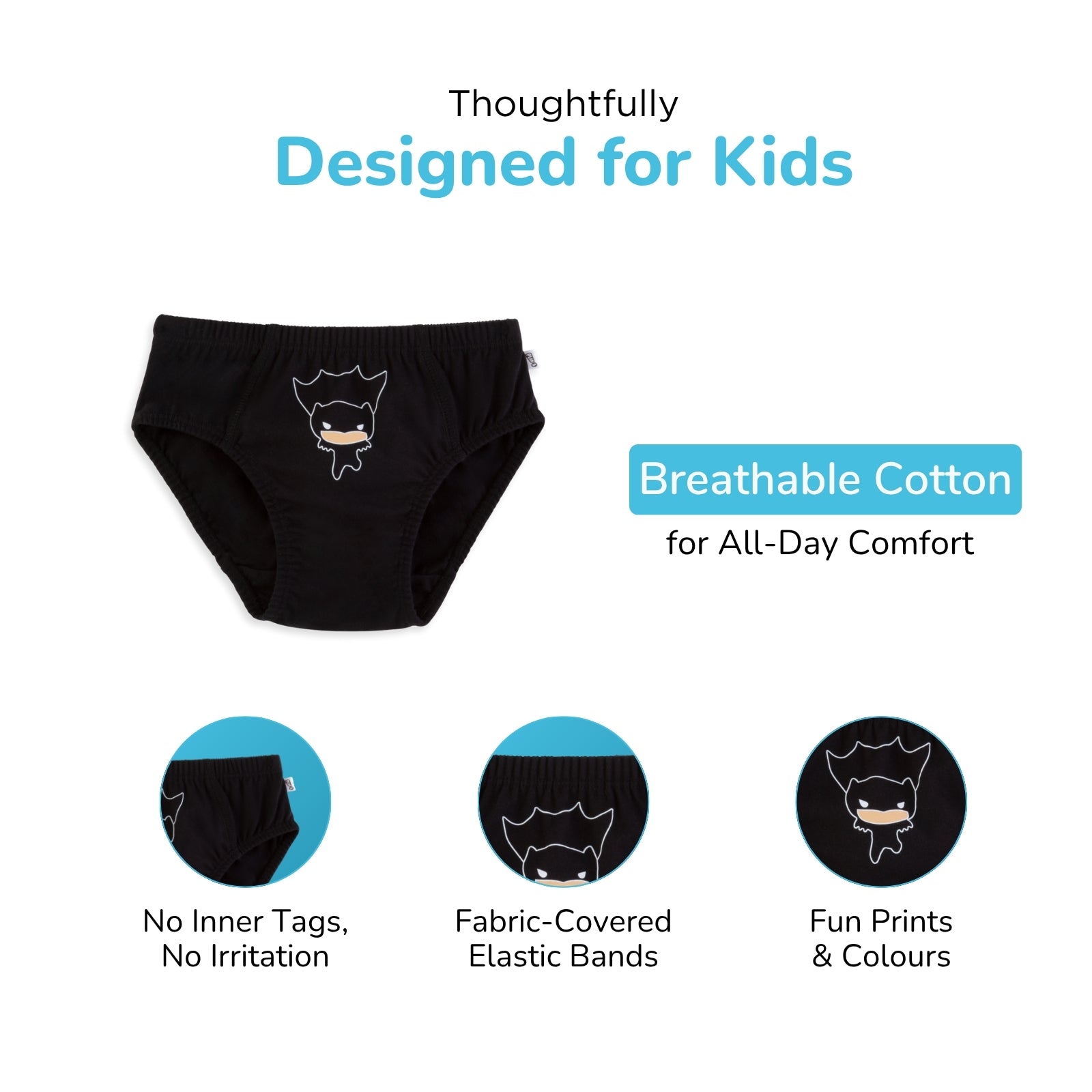 Super Kid 3-Pack Boy Underwear