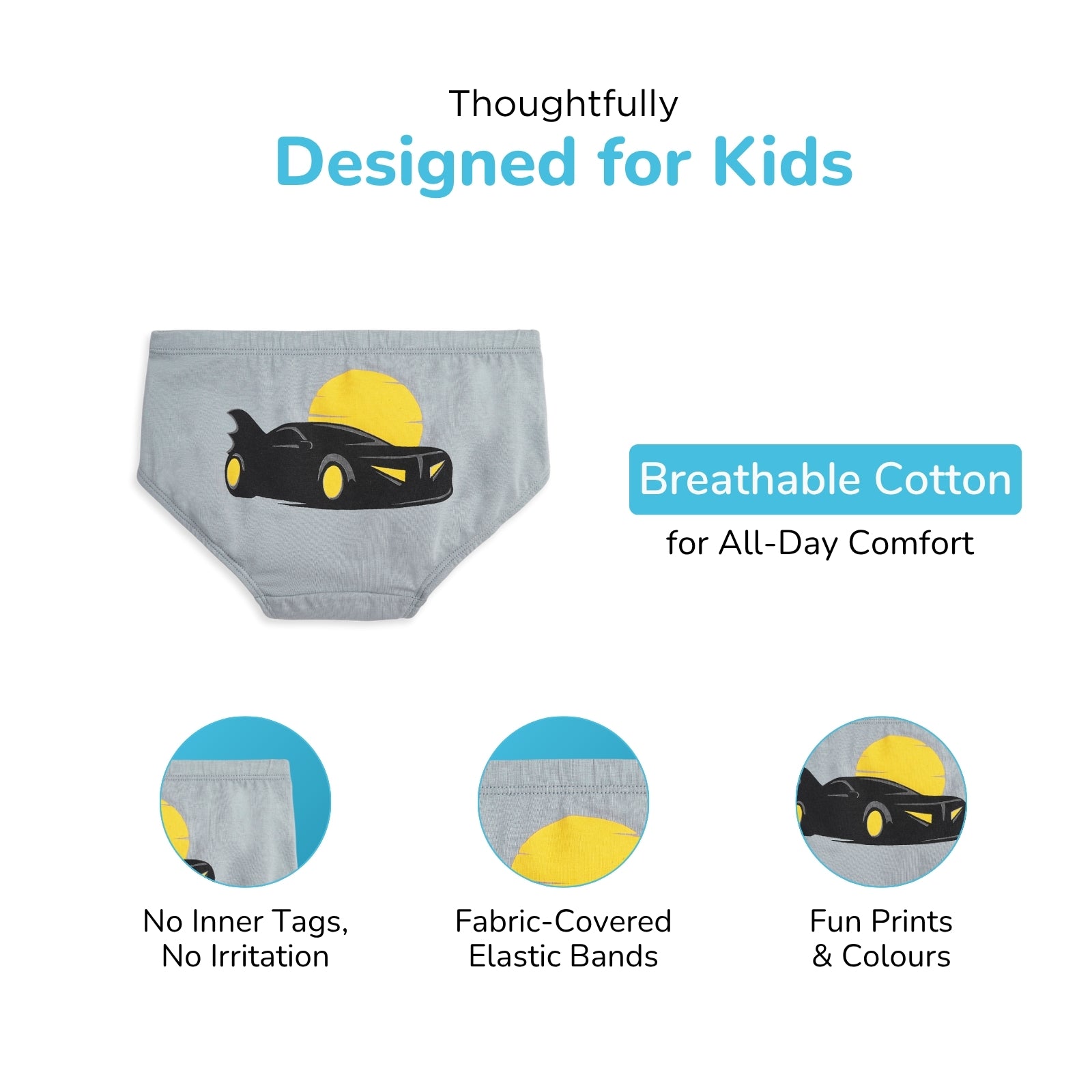 Supercar 3-pack Boy Underwear