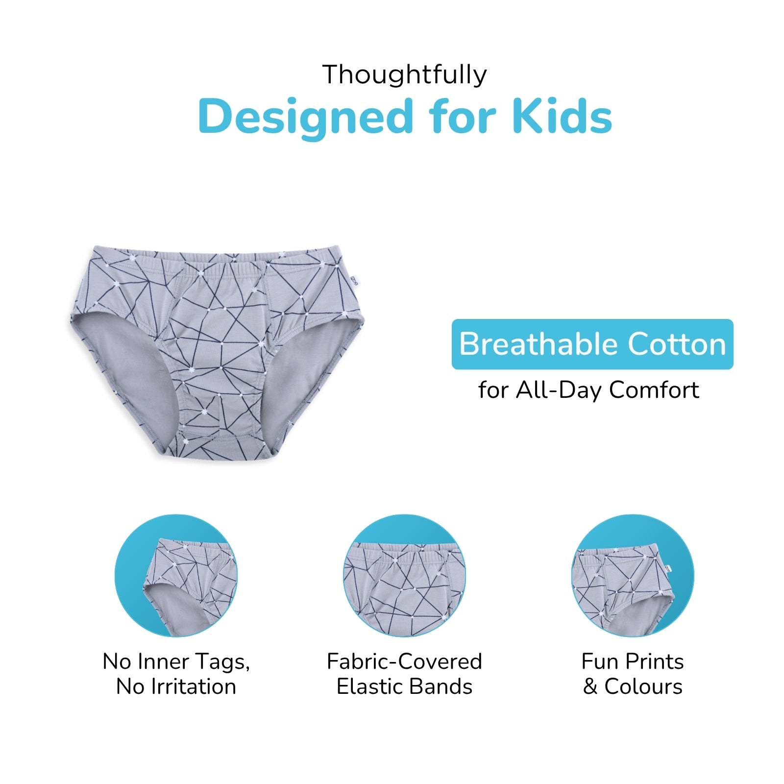 Star Boy 3-Pack Sport Briefs