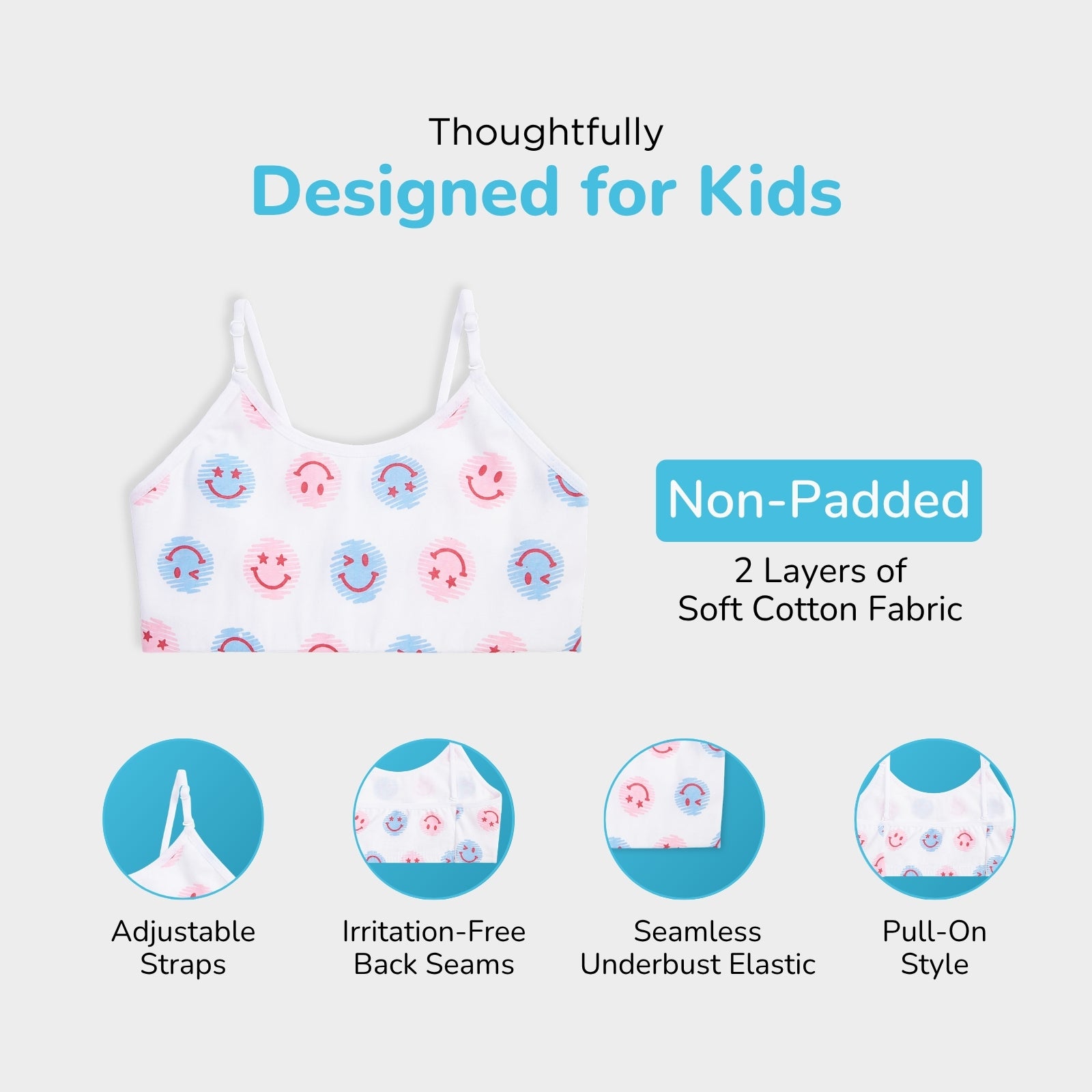 Joy 3-pack Training Bra Set