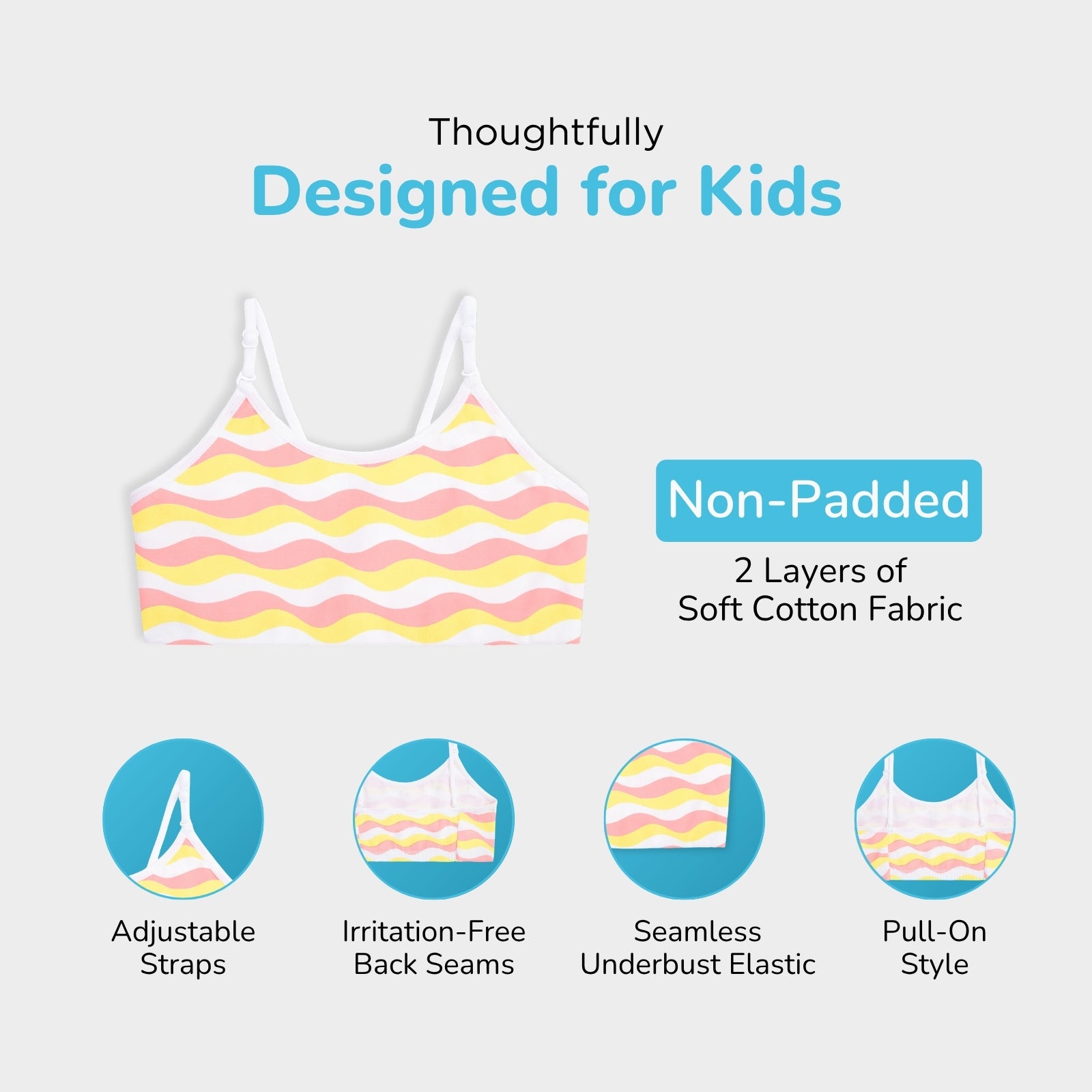 Bali 4-pack Training Bras