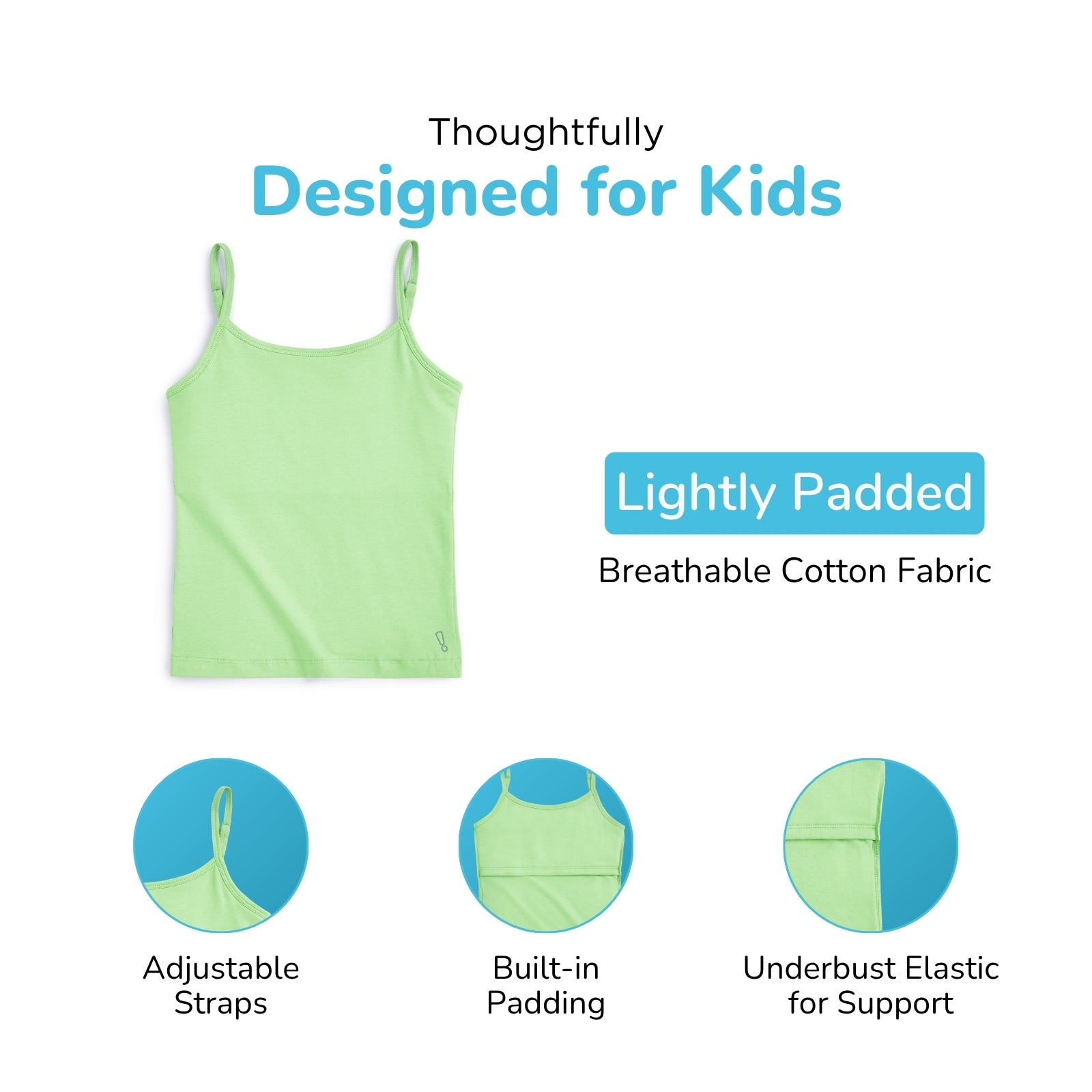 Green Padded Camisole