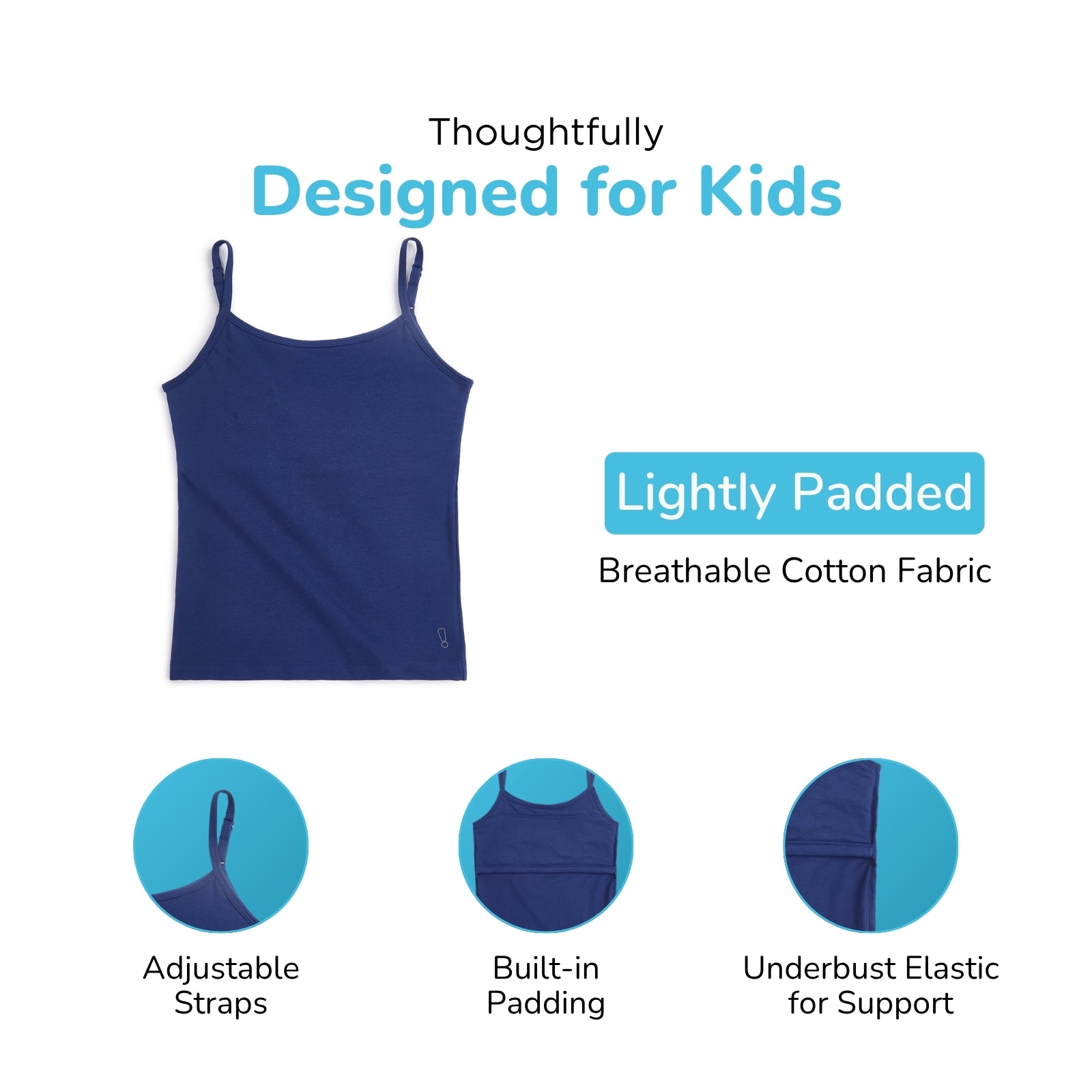 Navy Padded Camisole