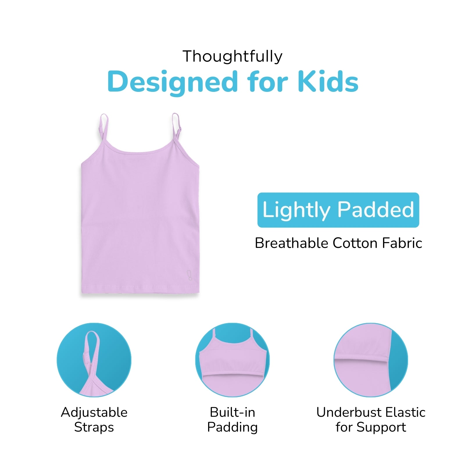 Mix 6-pack Padded Camisoles