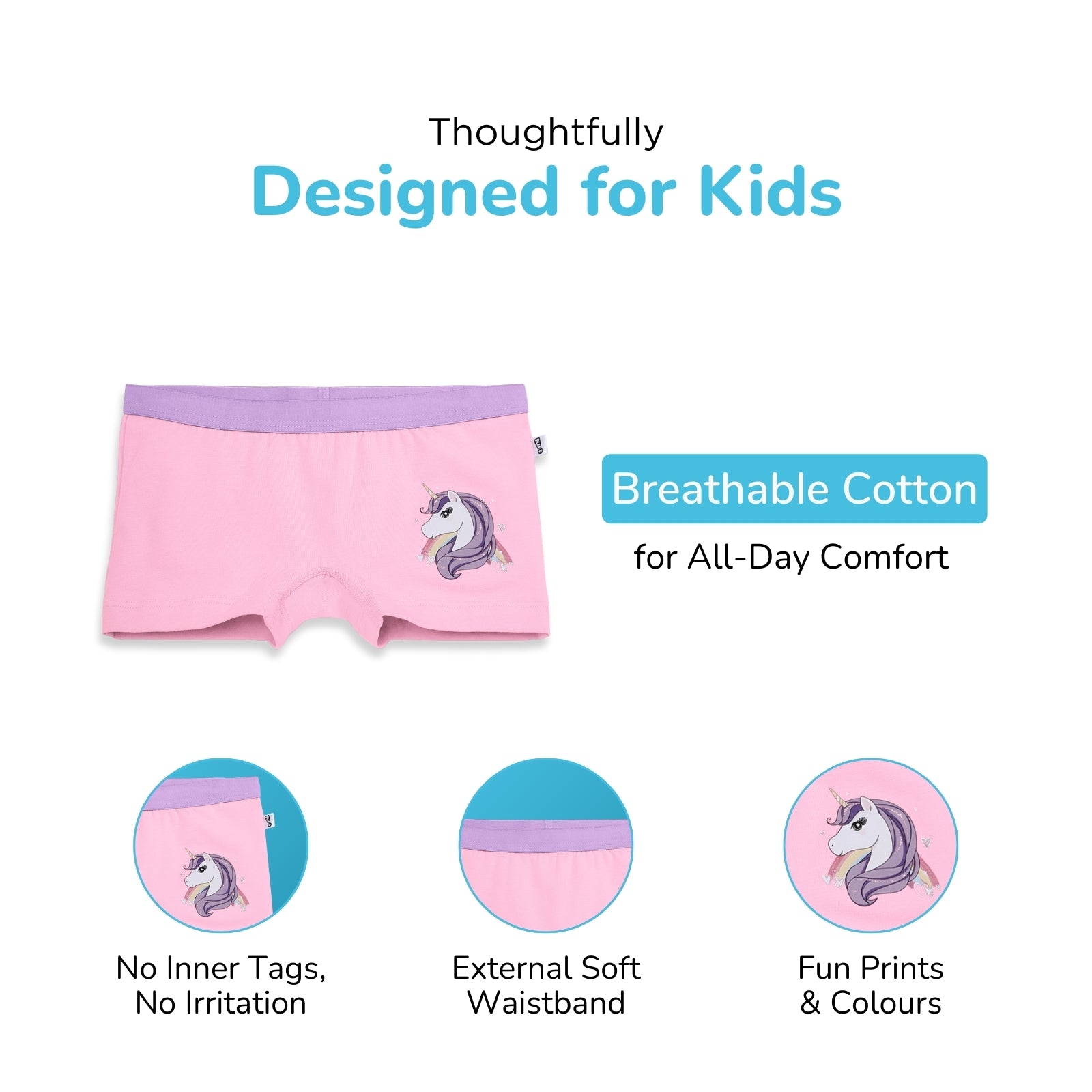 Unicorn Magic 2-Pack Girl Trunk