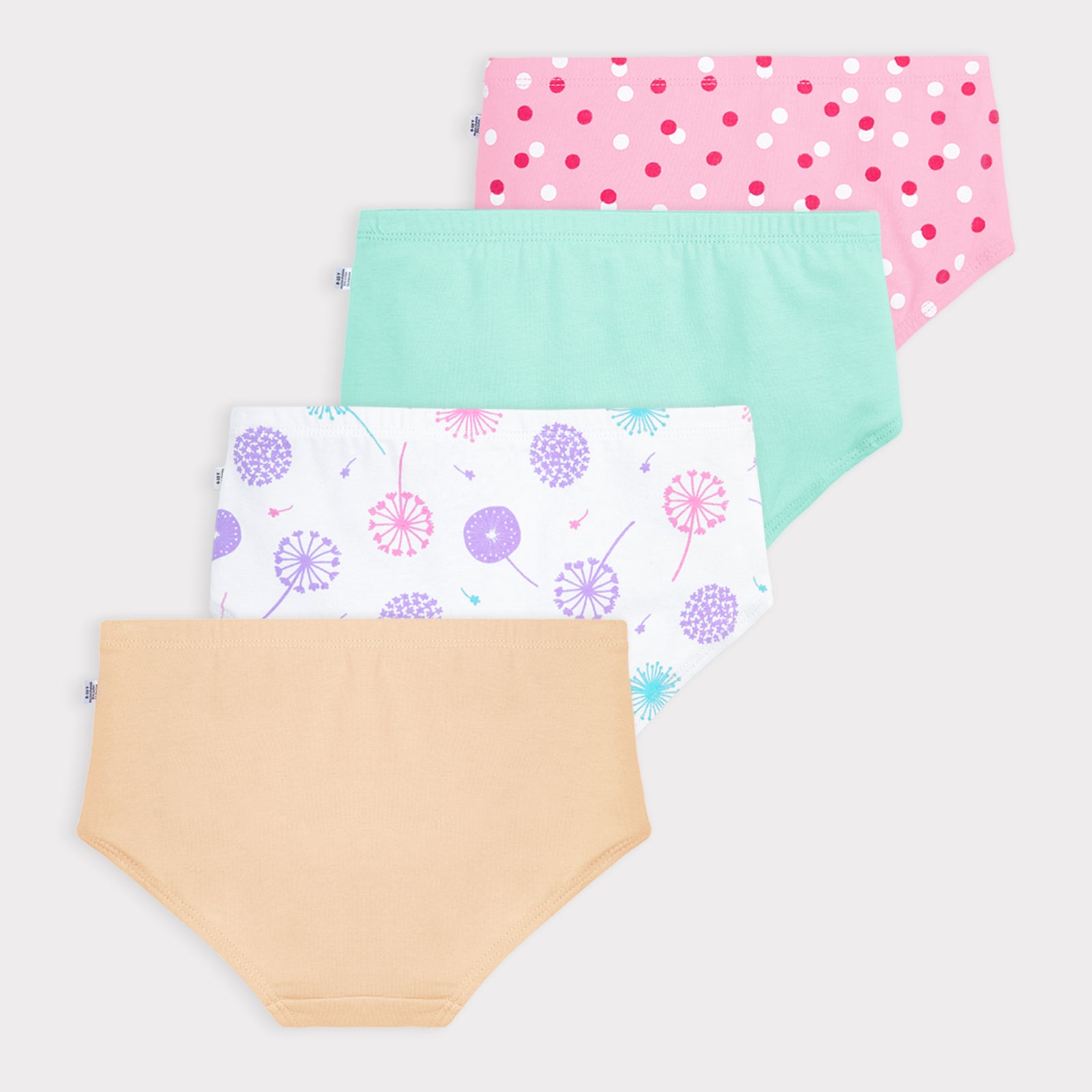 Peppy 4-Pack Preteen Hipsters