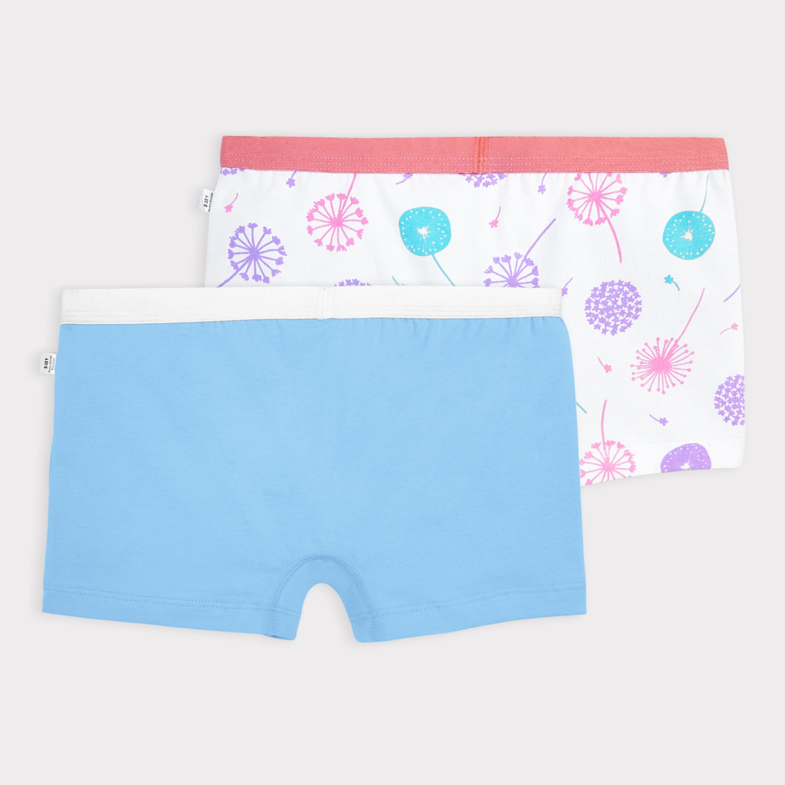 White & Blue 2-Pack Preteen Trunks