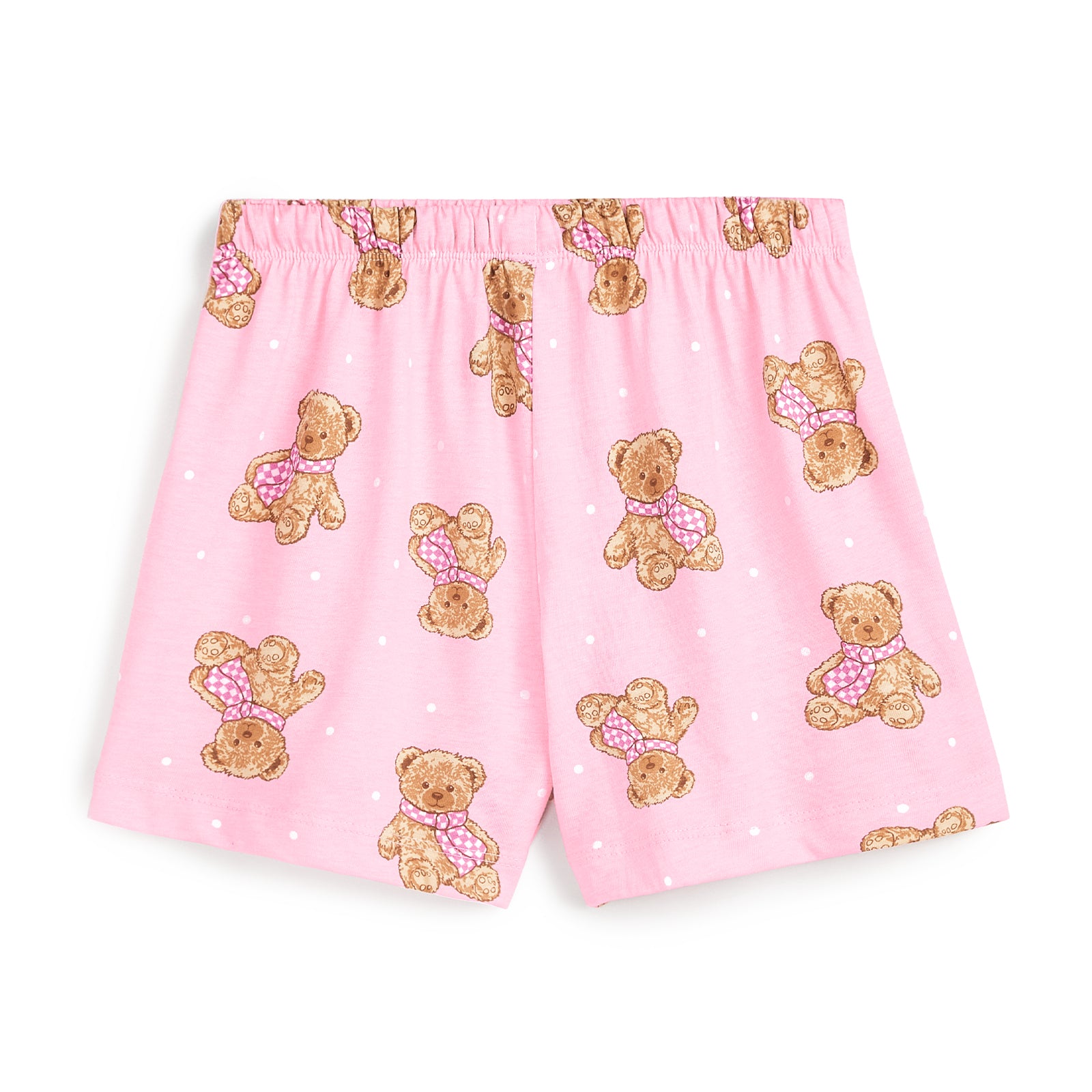 Pink Teddy Night Shorts