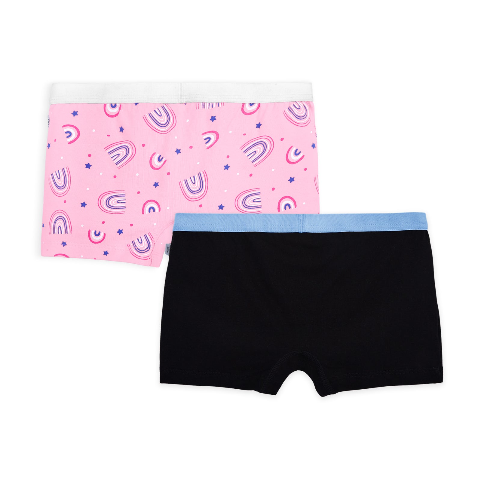 Black & Pink 2-Pack Preteen Trunks