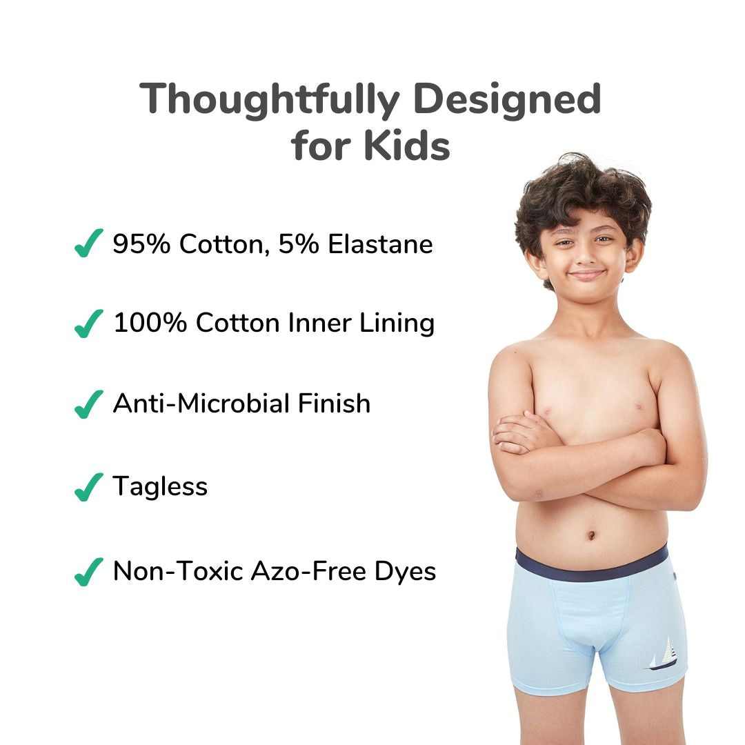 Thunderstorm - 3-Pack Boy Trunks